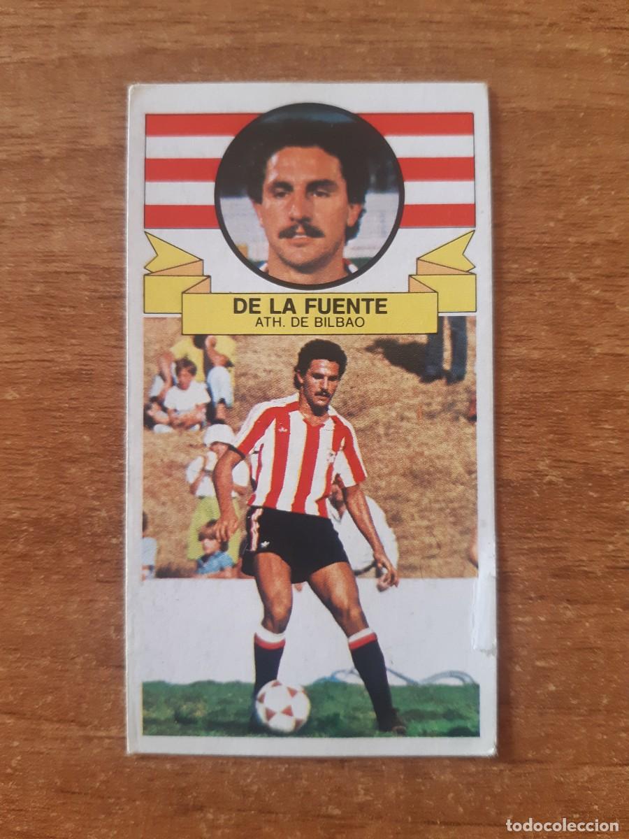 Cromos de f&uacute;tbol: De La Fuente (Athletic Bilbao) Liga 85-86 ESTE. Nunca pegado, sin pegar