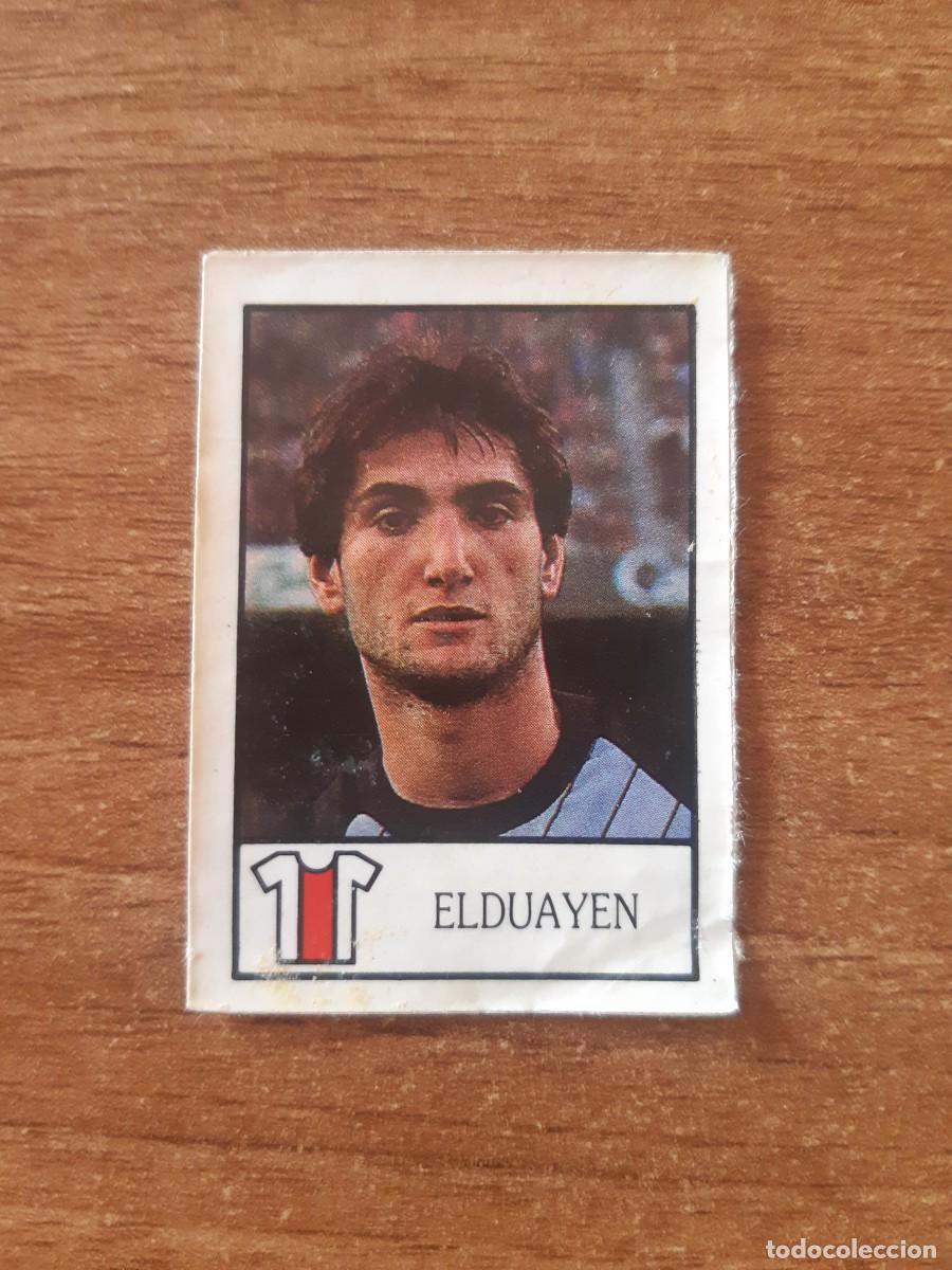Cromos de f&uacute;tbol: BOLLYCAO LIGA 87 88 CROMO ADHESIVO N&deg;17 ELDUAYEN (ATL&Eacute;TICO MADRID)