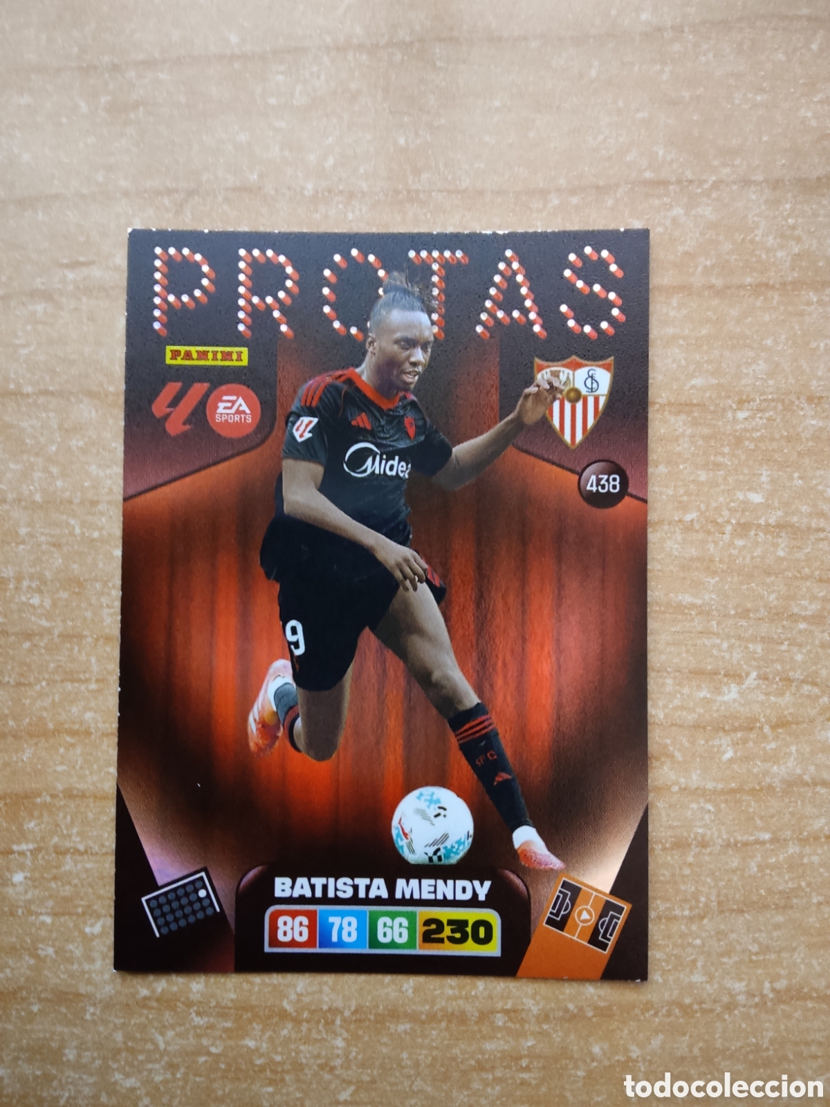 Cromos de f&uacute;tbol: 438 BATISTA MENDY PROTAS SEVILLA ADRENALYN XL LIGA 2025 2026