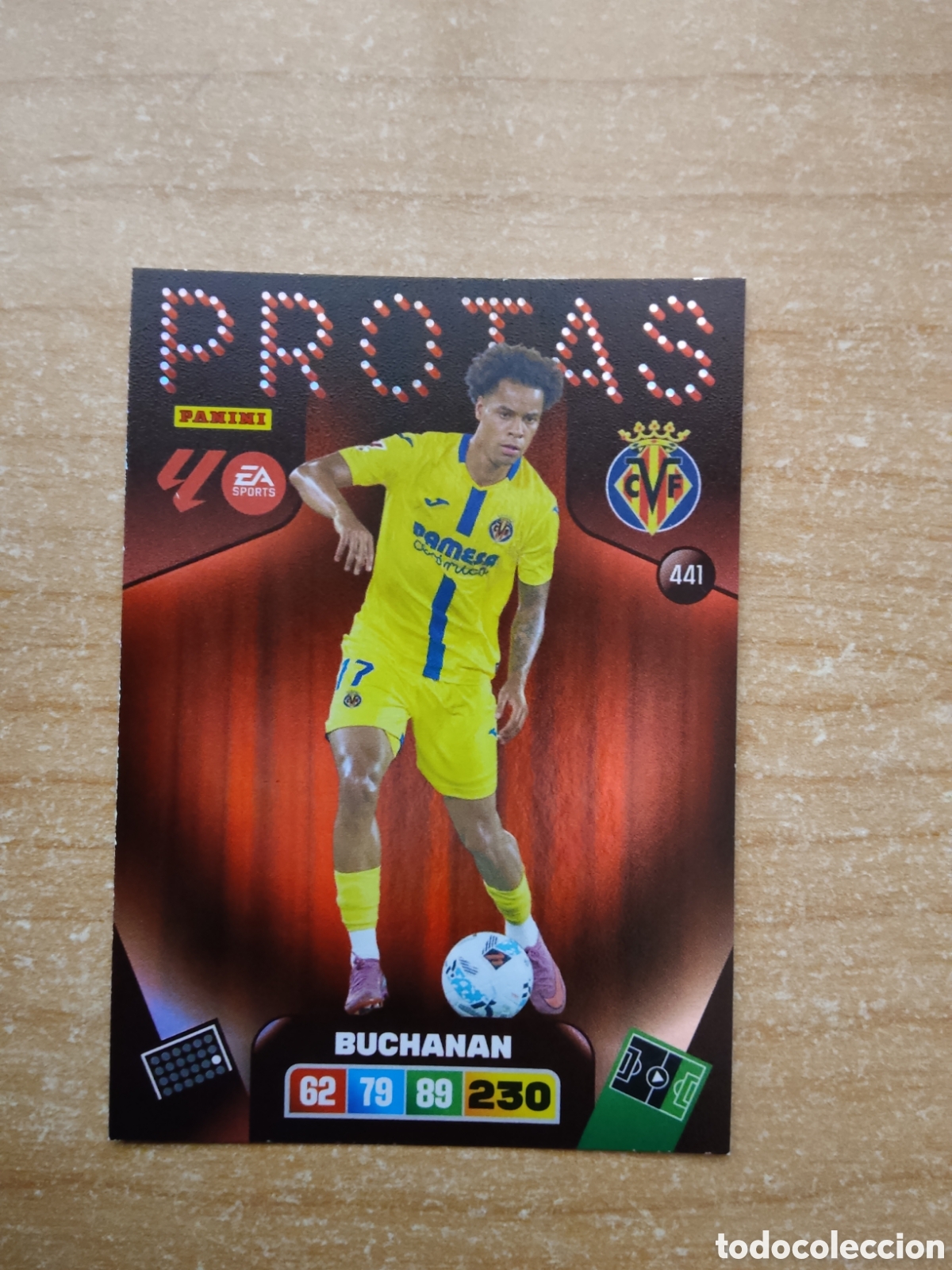 Cromos de f&uacute;tbol: 441 BUCHANAN PROTAS VILLARREAL ADRENALYN XL LIGA 2025 2026