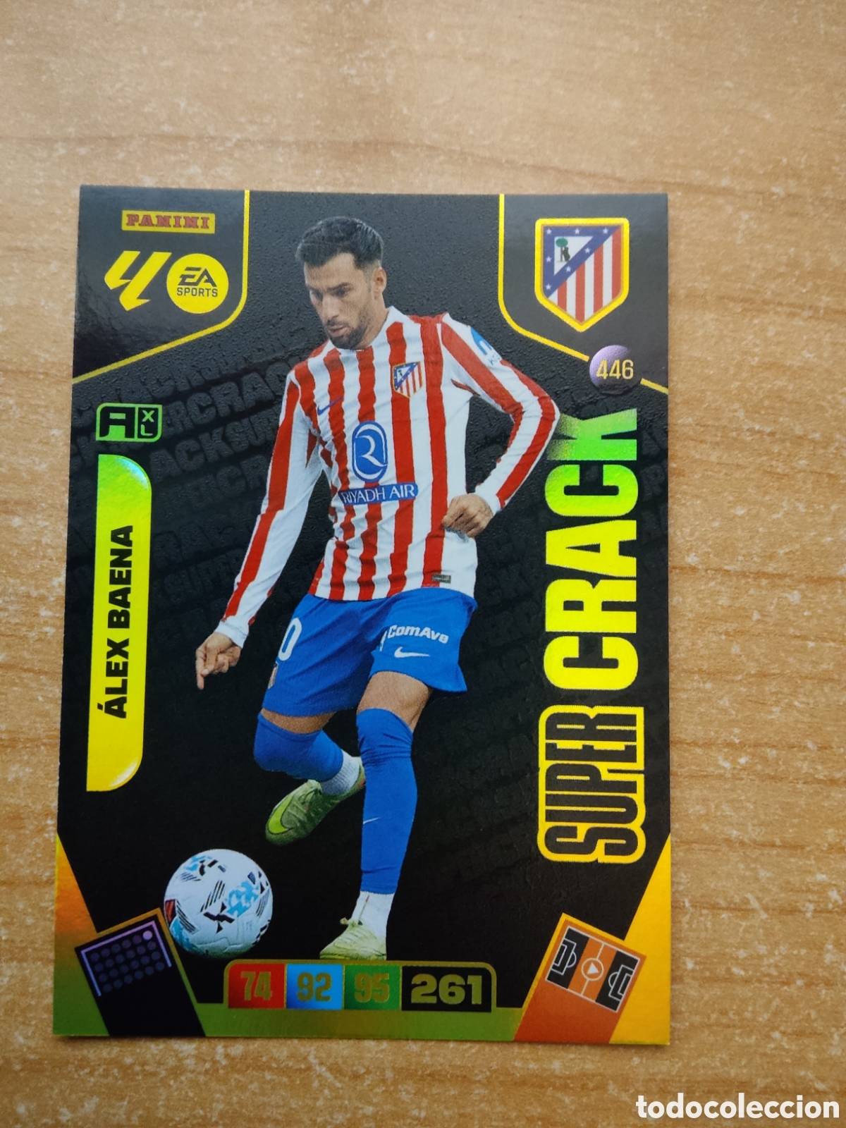 Cromos de f&uacute;tbol: 446 ALEX BAENA SUPER CRACK ATLETICO MADRID ADRENALYN XL LIGA 2025 2026