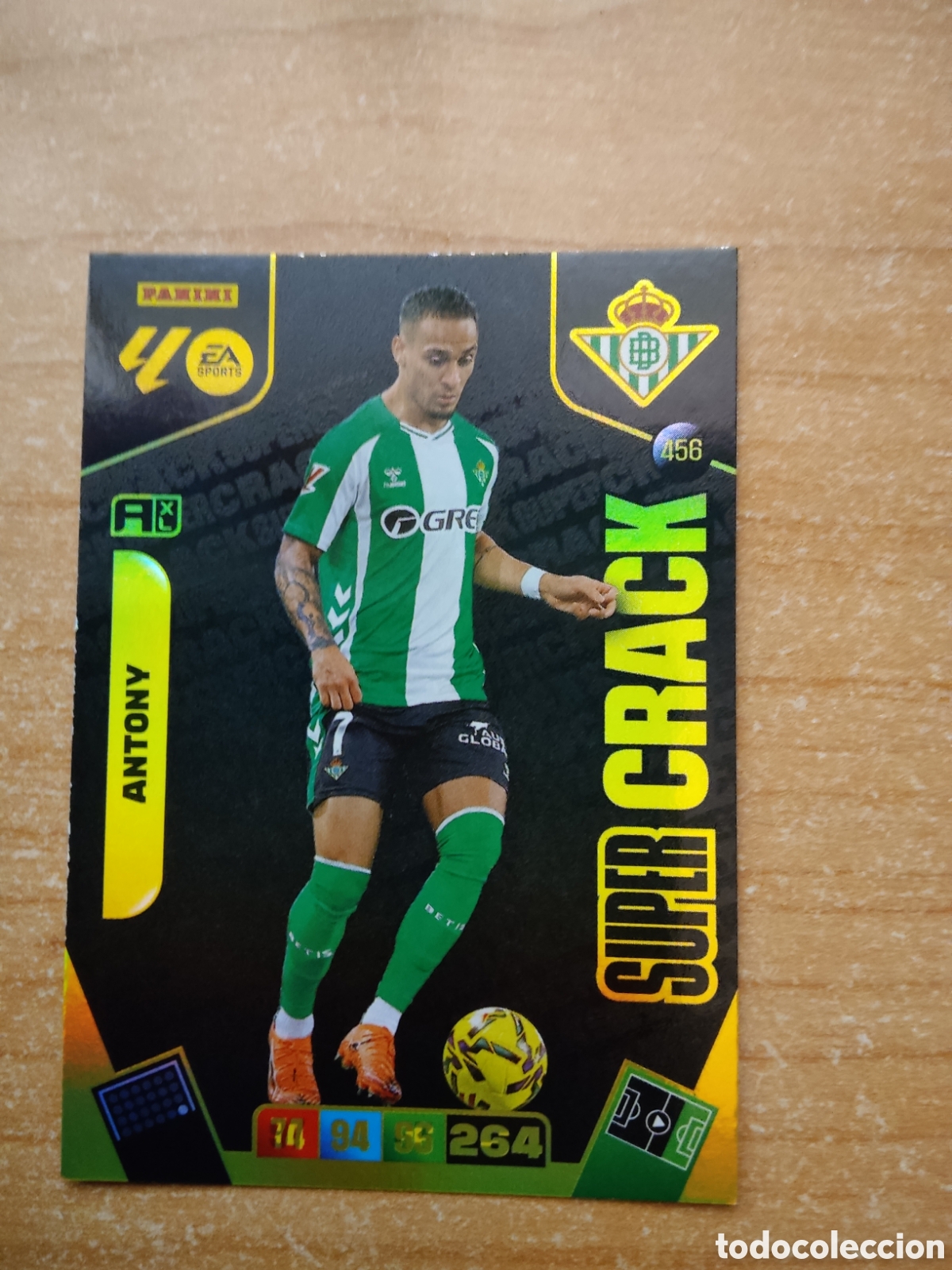 Cromos de f&uacute;tbol: 456 ANTONY SUPER CRACK REAL BETIS ADRENALYN XL LIGA 2025 2026