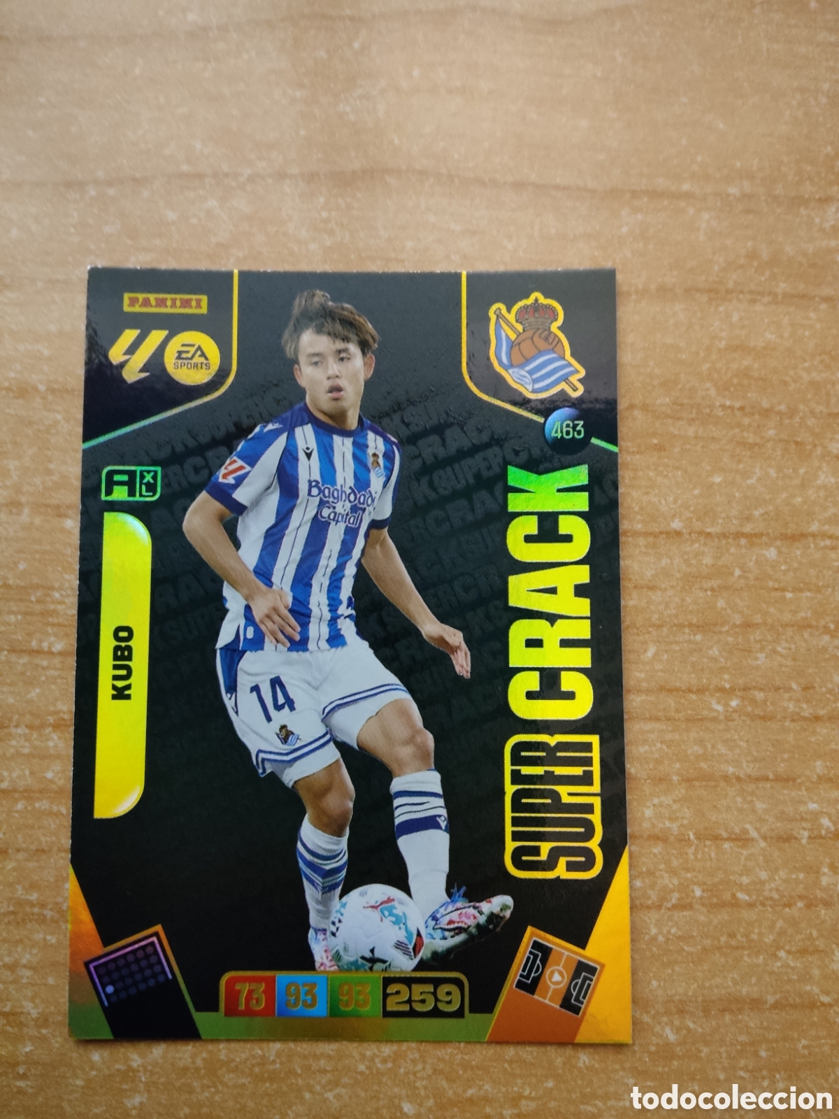 Cromos de f&uacute;tbol: 463 KUBO SUPER CRACK REAL SOCIEDAD ADRENALYN XL LIGA 2025 2026