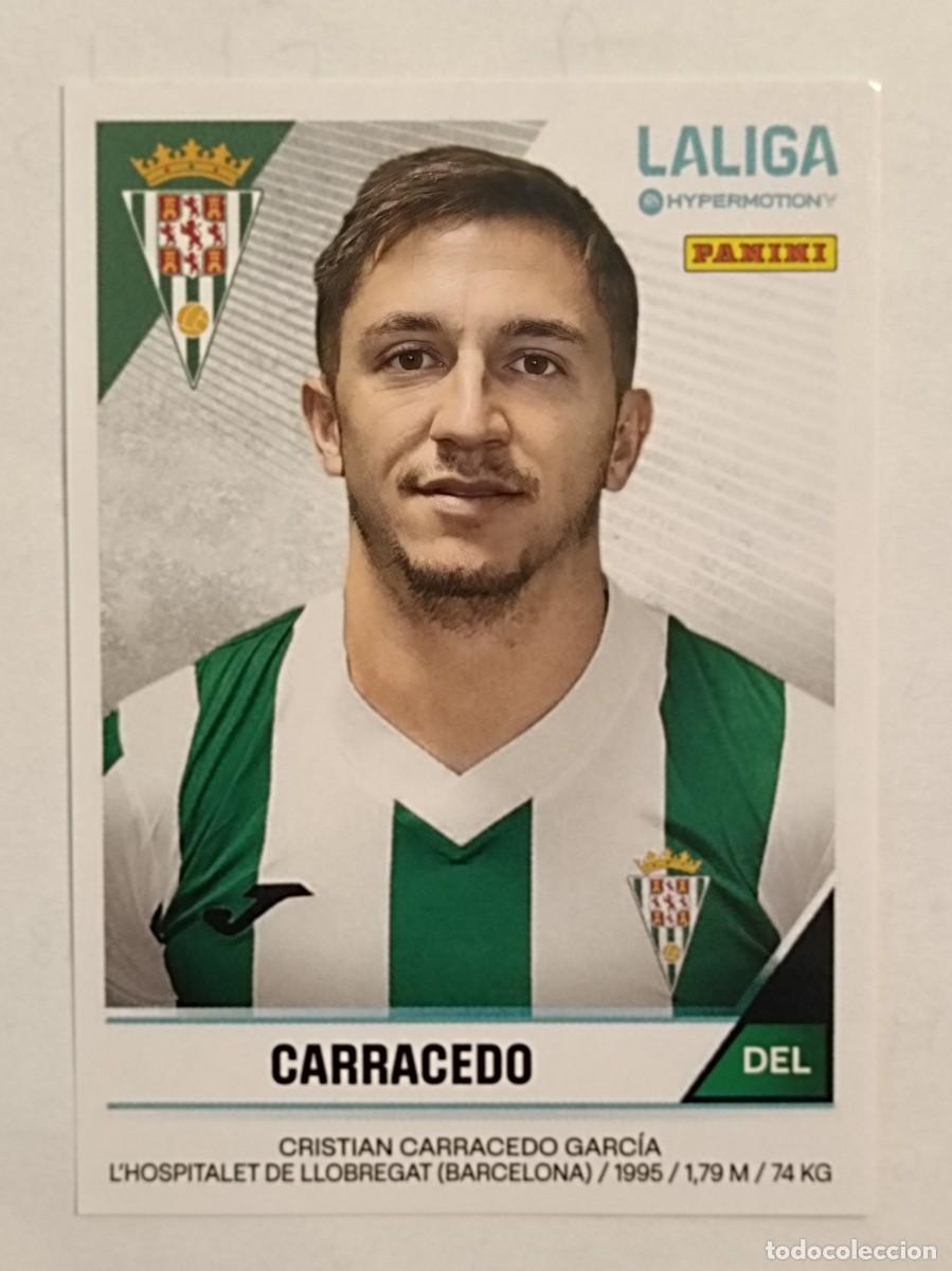 Cromos de f&uacute;tbol: #132 CARRACEDO (CORDOBA C.F.) LIGA HYPERMOTION 24/25 PANINI