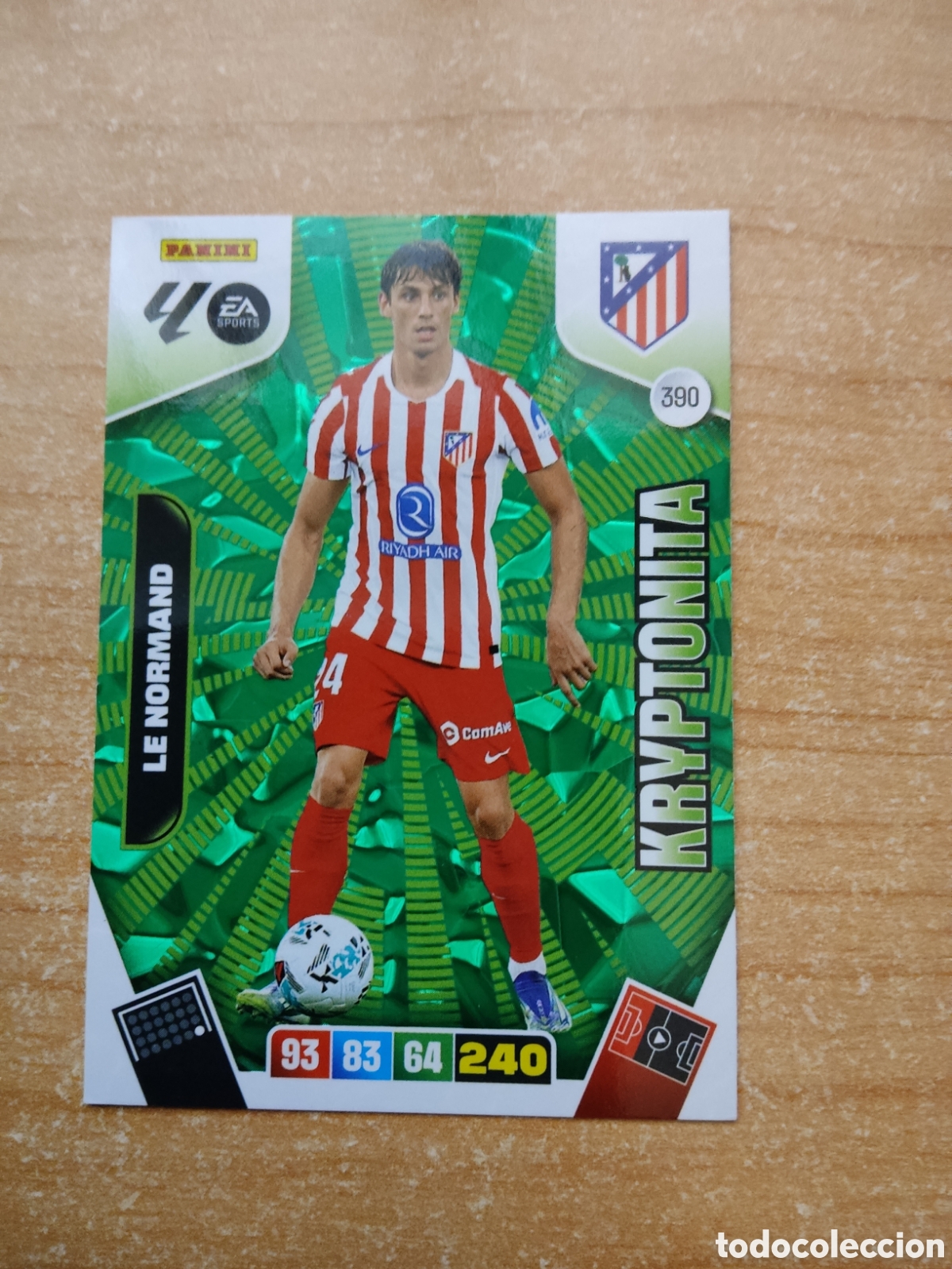 Cromos de f&uacute;tbol: 390 LE NORMAND KRYPTONITA ATLETICO MADRID ADRENALYN XL LIGA 2025 2026