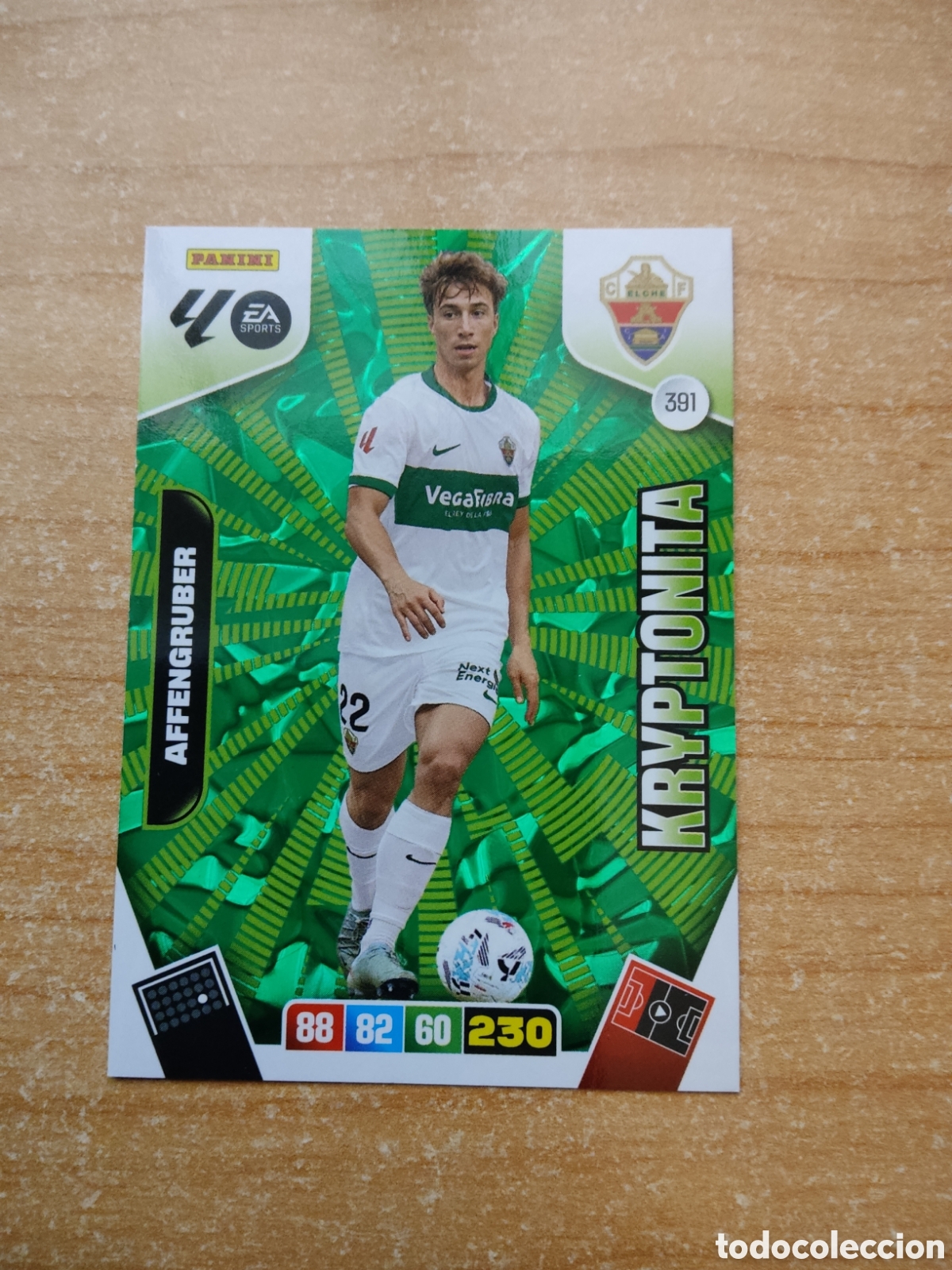 Cromos de f&uacute;tbol: 391 AFFENGRUBER KRYPTONITA ELCHE ADRENALYN XL LIGA 2025 2026