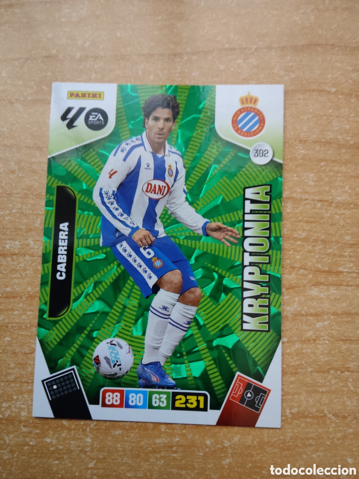 Cromos de f&uacute;tbol: 392 CABRERA KRYPTONITA ESPANYOL ADRENALYN XL LIGA 2025 2026