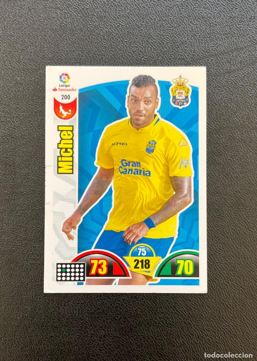 Cromos de f&uacute;tbol: 200 MICHEL UD LAS PALMAS ADRENALYN 2017 2018 CROMO PANINI LA LIGA SANTANDER 17 18