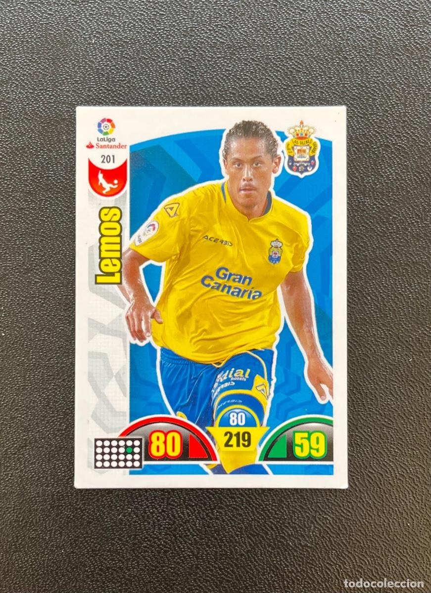Cromos de f&uacute;tbol: 201 LEMOS UD LAS PALMAS ADRENALYN 2017 2018 CROMO PANINI LA LIGA SANTANDER 17 18