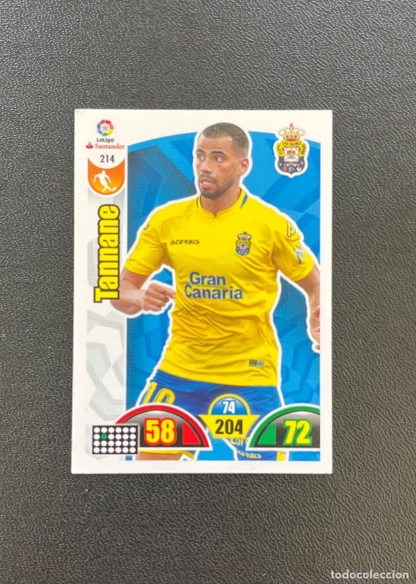 Cromos de f&uacute;tbol: 214 TANNANE UD LAS PALMAS ADRENALYN 2017 2018 CROMO PANINI LA LIGA SANTANDER 17 18
