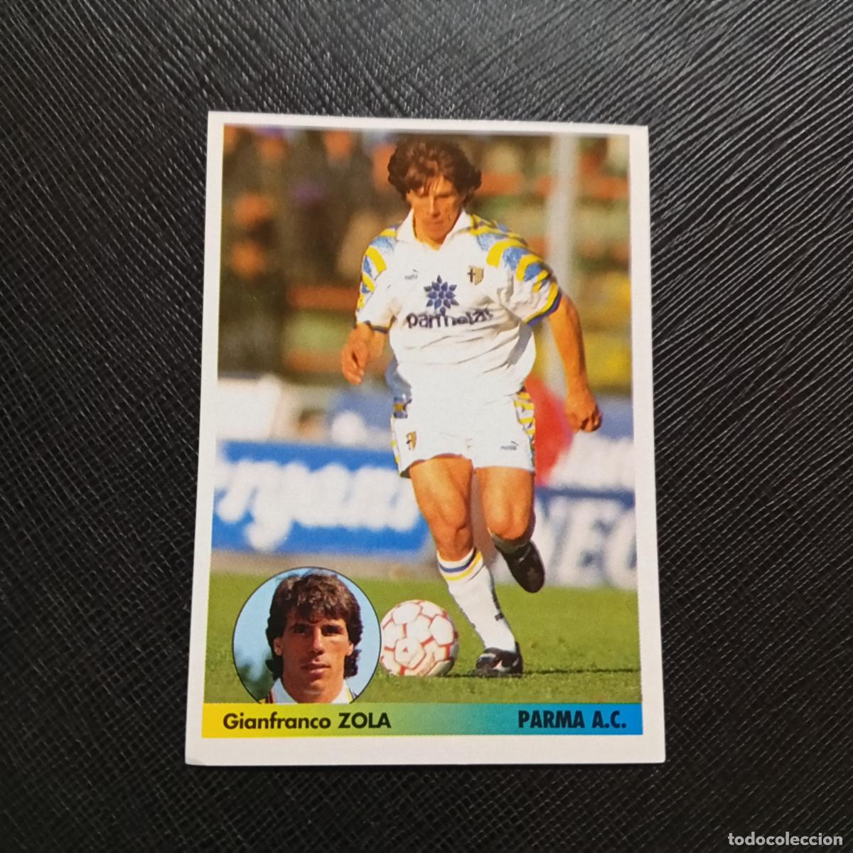Cromos de f&uacute;tbol: 219 ZOLA PARMA PANINI 1996 1997 LOS MEJORES EQUIPOS DE EUROPA 96 97 - SIN PEGAR A62 PG154 B