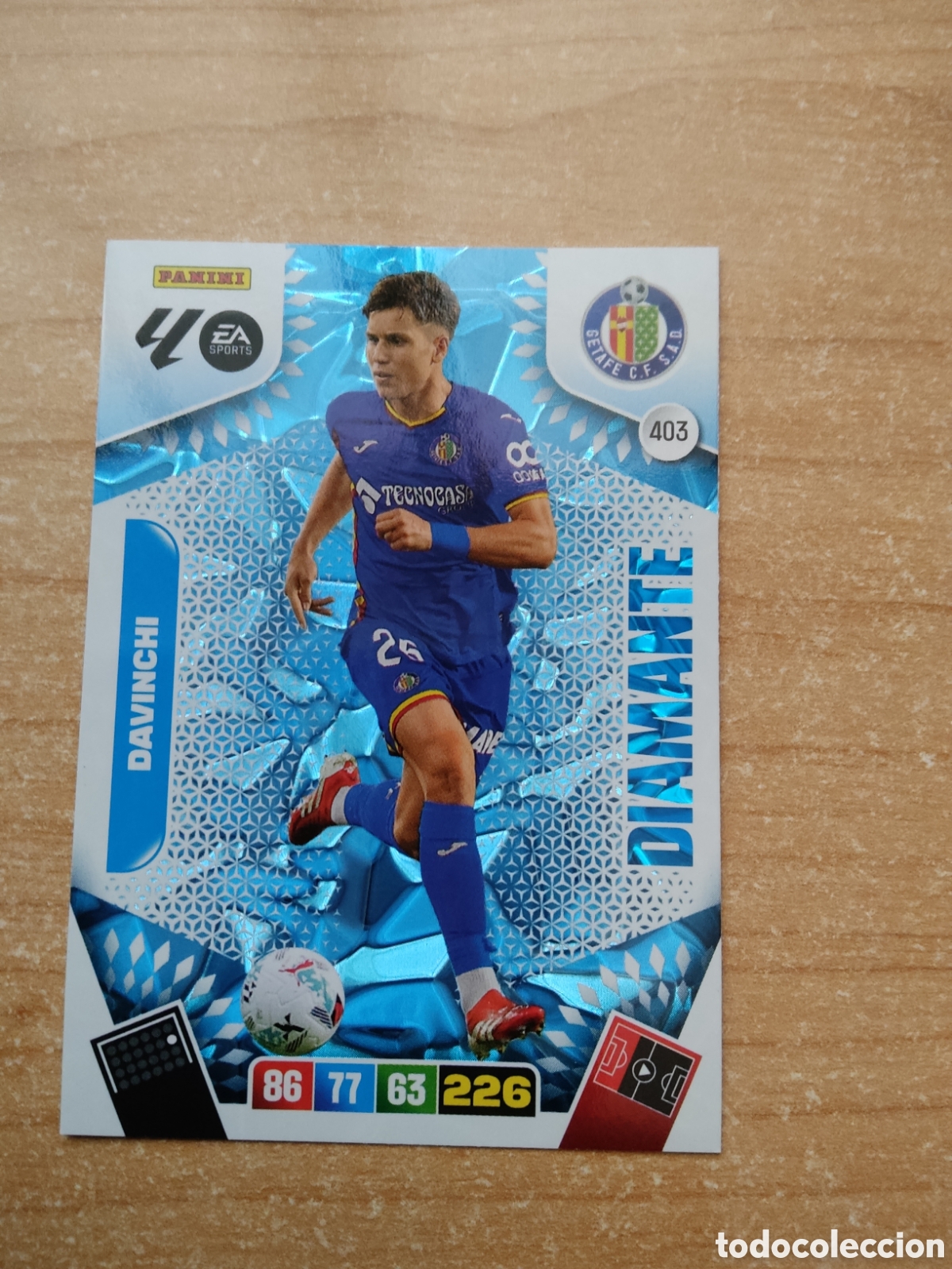 Cromos de f&uacute;tbol: 403 DAVINCHI DIAMANTE GETAFE ADRENALYN XL LIGA 2025 2026