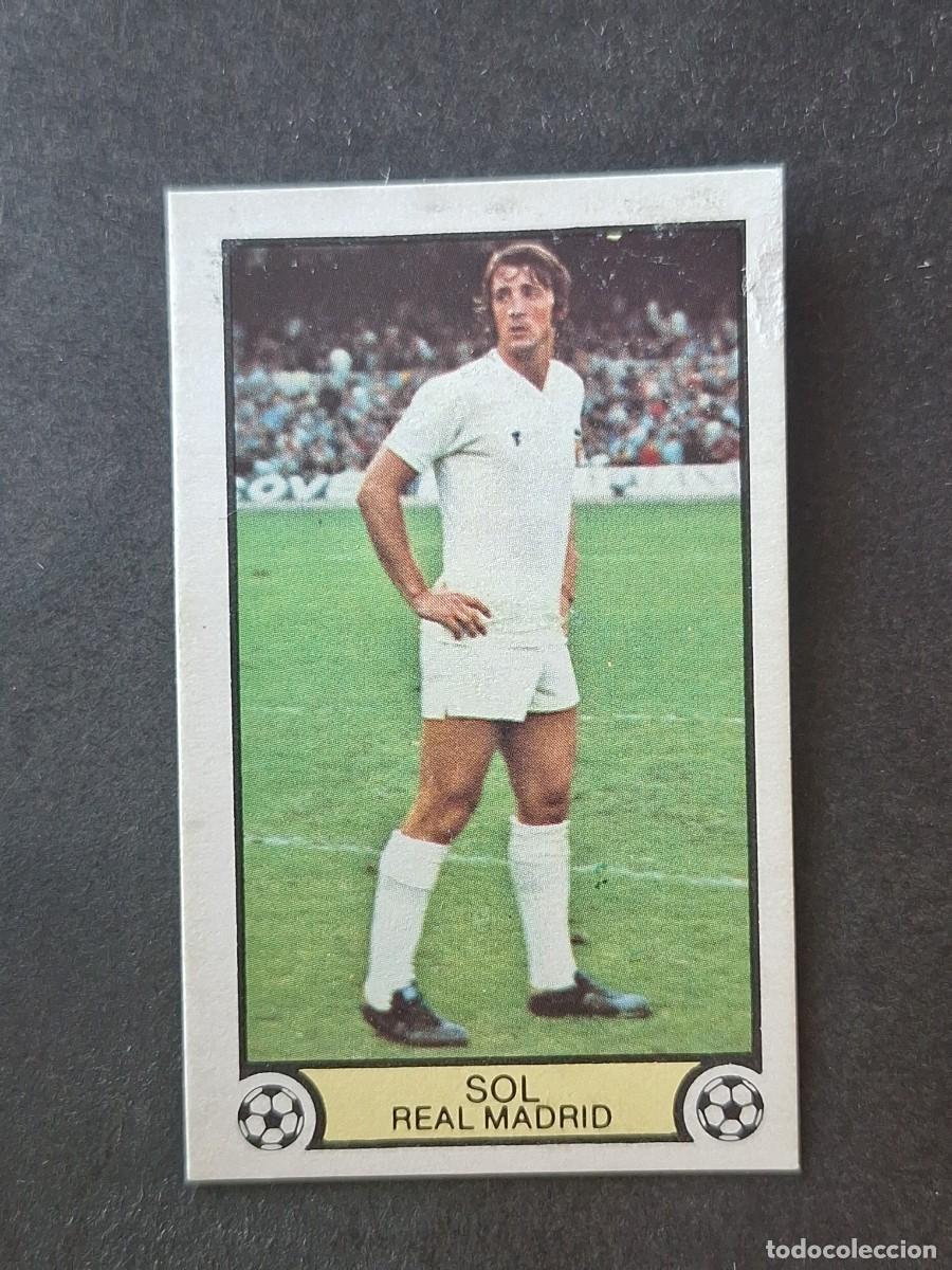Cromos de f&uacute;tbol: L3 SOL REAL MADRID LIGA ESTE 1979 1980 79 80 DESPEGADO RECUPERADO
