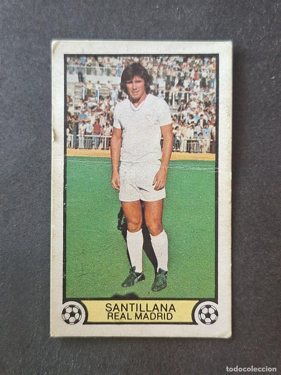 Cromos de f&uacute;tbol: L3 SANTILLANA REAL MADRID LIGA ESTE 1979 1980 79 80 DESPEGADO RECUPERADO