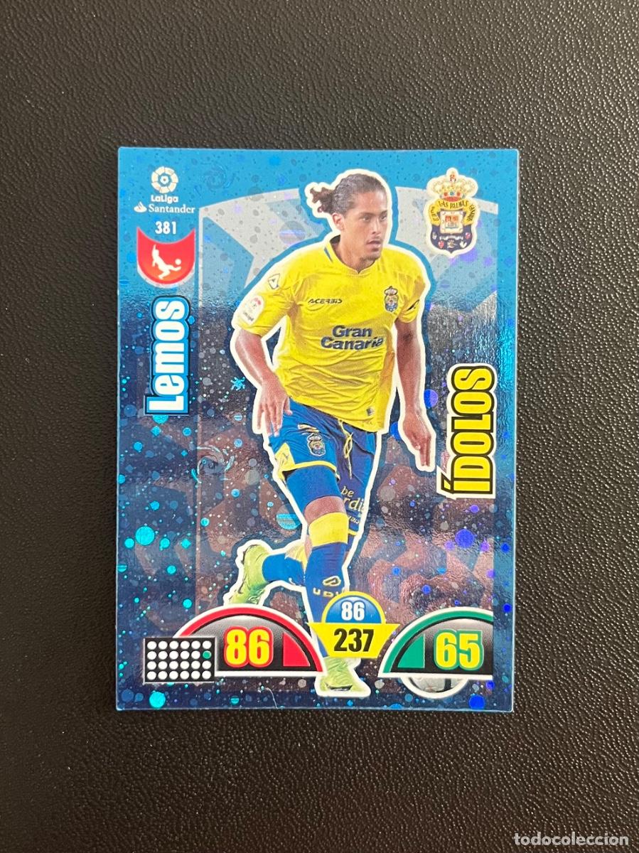 Football Stickers: 381 LEMOS UD LAS PALMAS &Iacute;DOLO ADRENALYN 2017 2018 CROMO PANINI LA LIGA SANTANDER 17 18