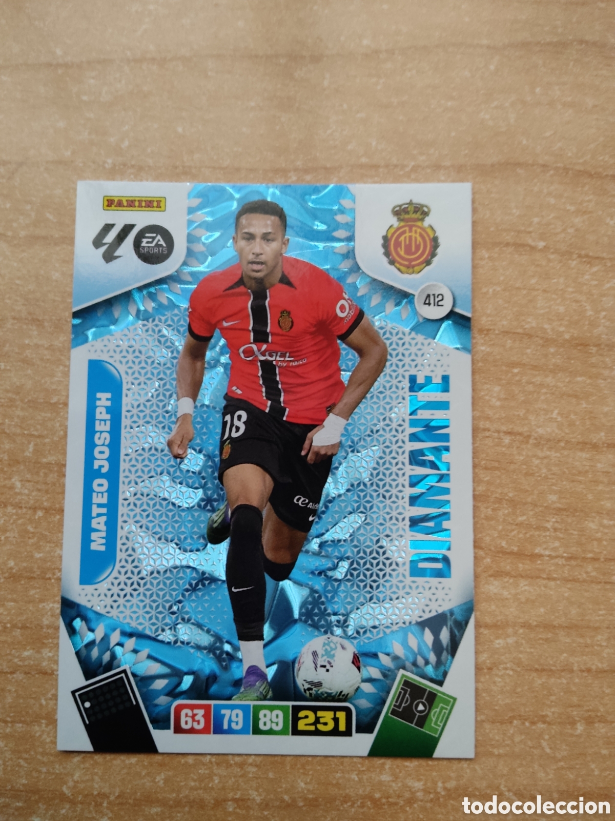 Football Stickers: 412 MATEO JOSEPH DIAMANTE MALLORCA ADRENALYN XL LIGA 2025 2026