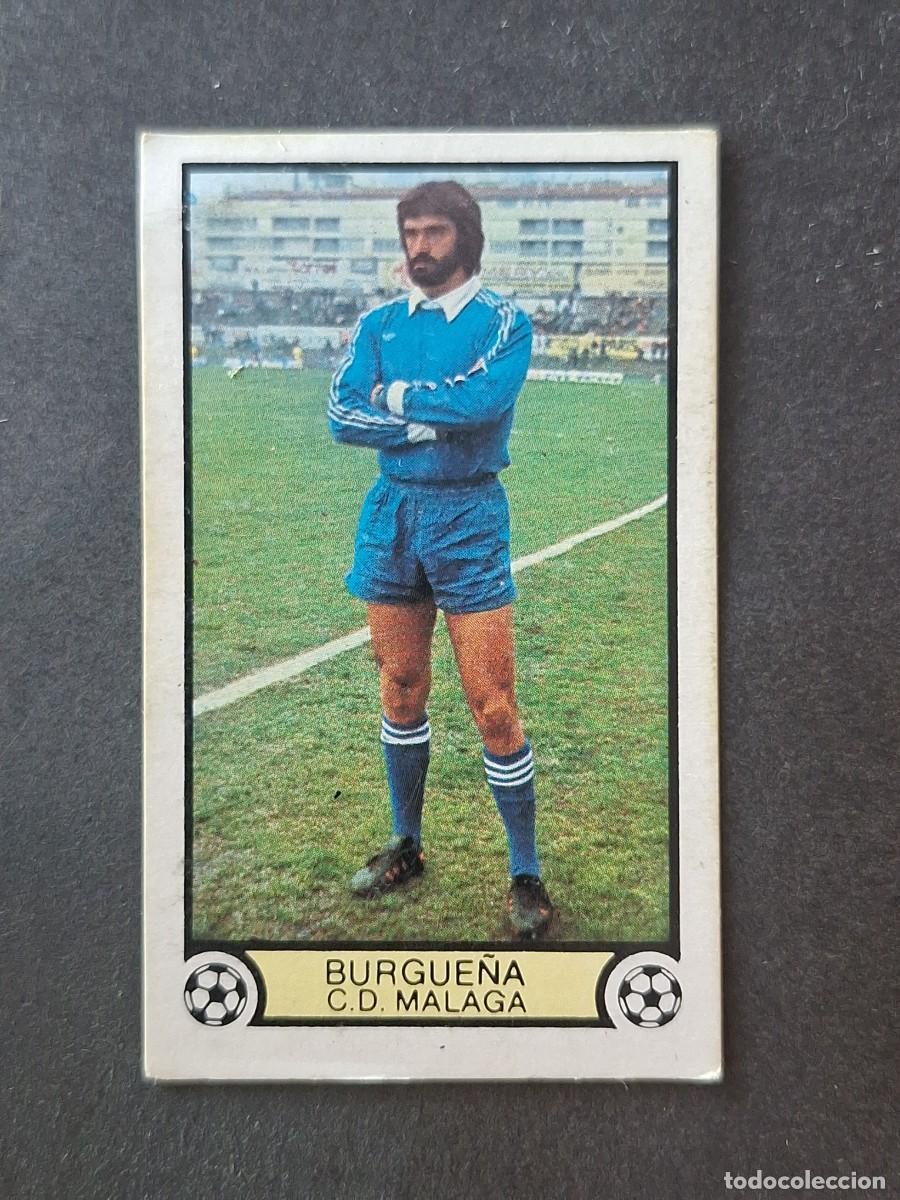 Football Stickers: L3 BURGUE&Ntilde;A C. D. MALAGA LIGA ESTE 1979 1980 79 80 DESPEGADO RECUPERADO