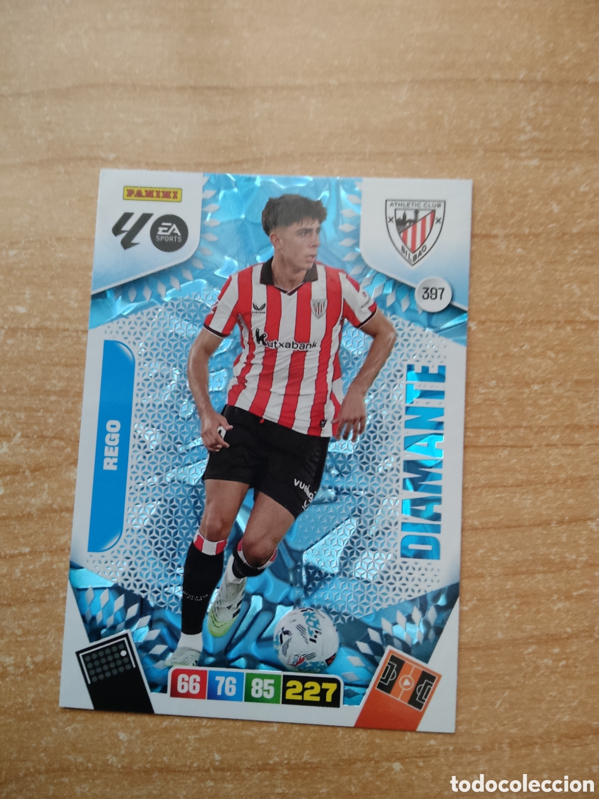 Football Stickers: 397 REGO DIAMANTE ATHLETIC CLUB ADRENALYN XL LIGA 2025 2026