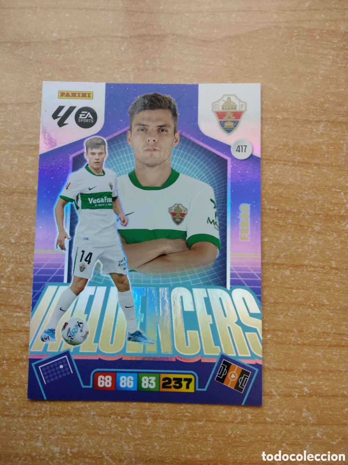 Cromos de Futebol: 417 FEBAS ELCHE INFLUENCERS ADRENALYN XL LIGA 2025 2026