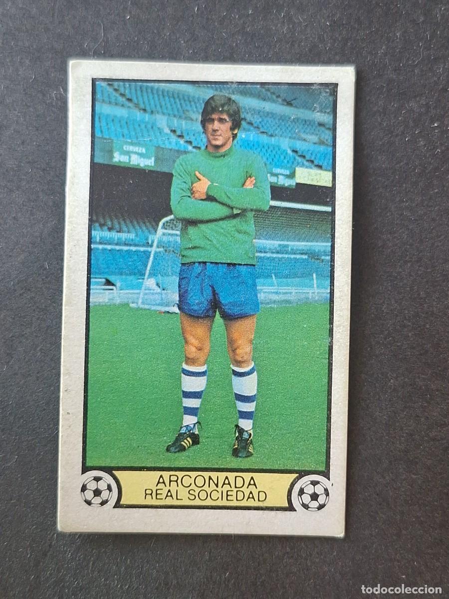 Football Stickers: L3 ARCONADA REAL SOCIEDAD LIGA ESTE 1979 1980 79 80 DESPEGADO RECUPERADO