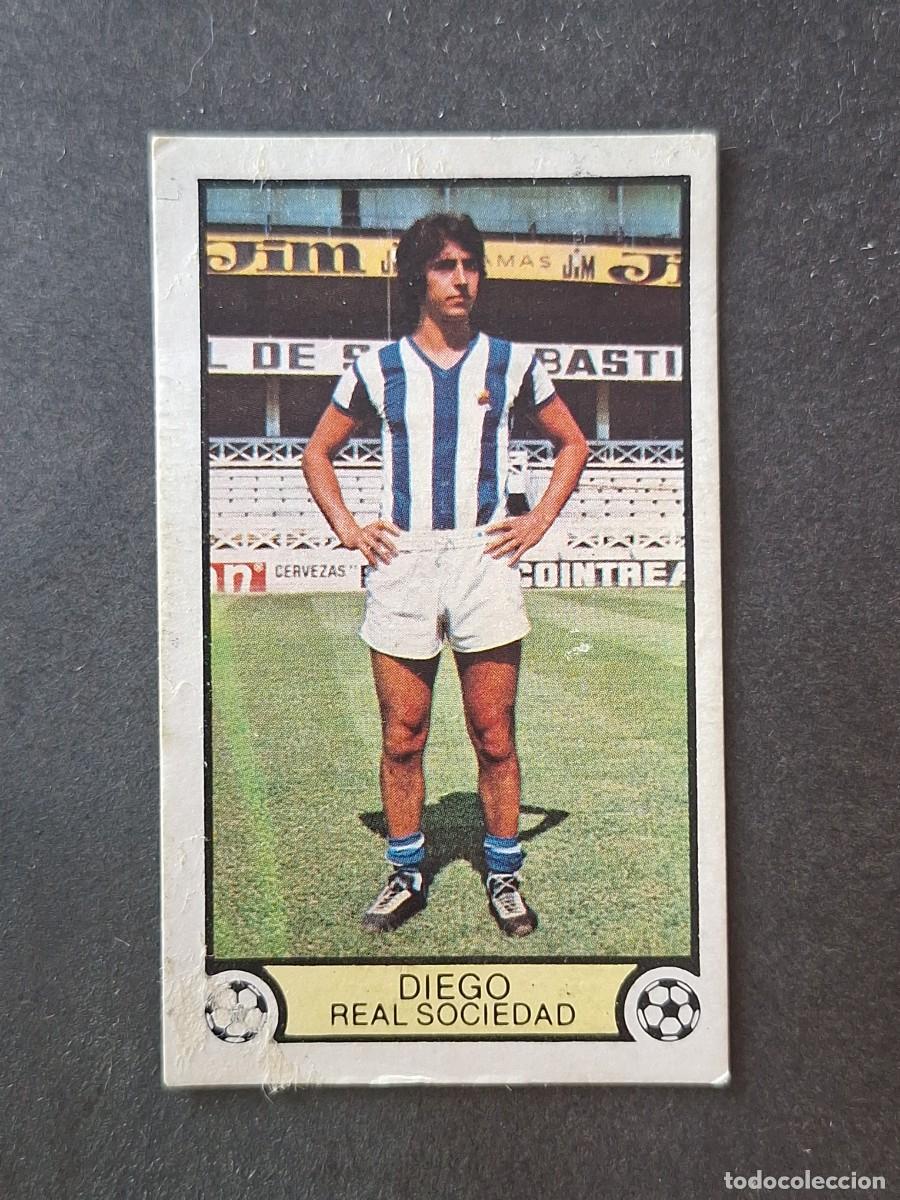 Cromos de f&uacute;tbol: L3 DIEGO REAL SOCIEDAD LIGA ESTE 1979 1980 79 80 DESPEGADO RECUPERADO