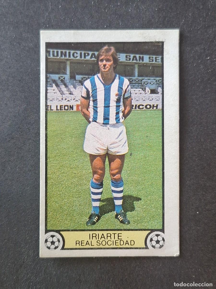 Cromos de f&uacute;tbol: L3 IRIARTE REAL SOCIEDAD LIGA ESTE 1979 1980 79 80 DESPEGADO RECUPERADO