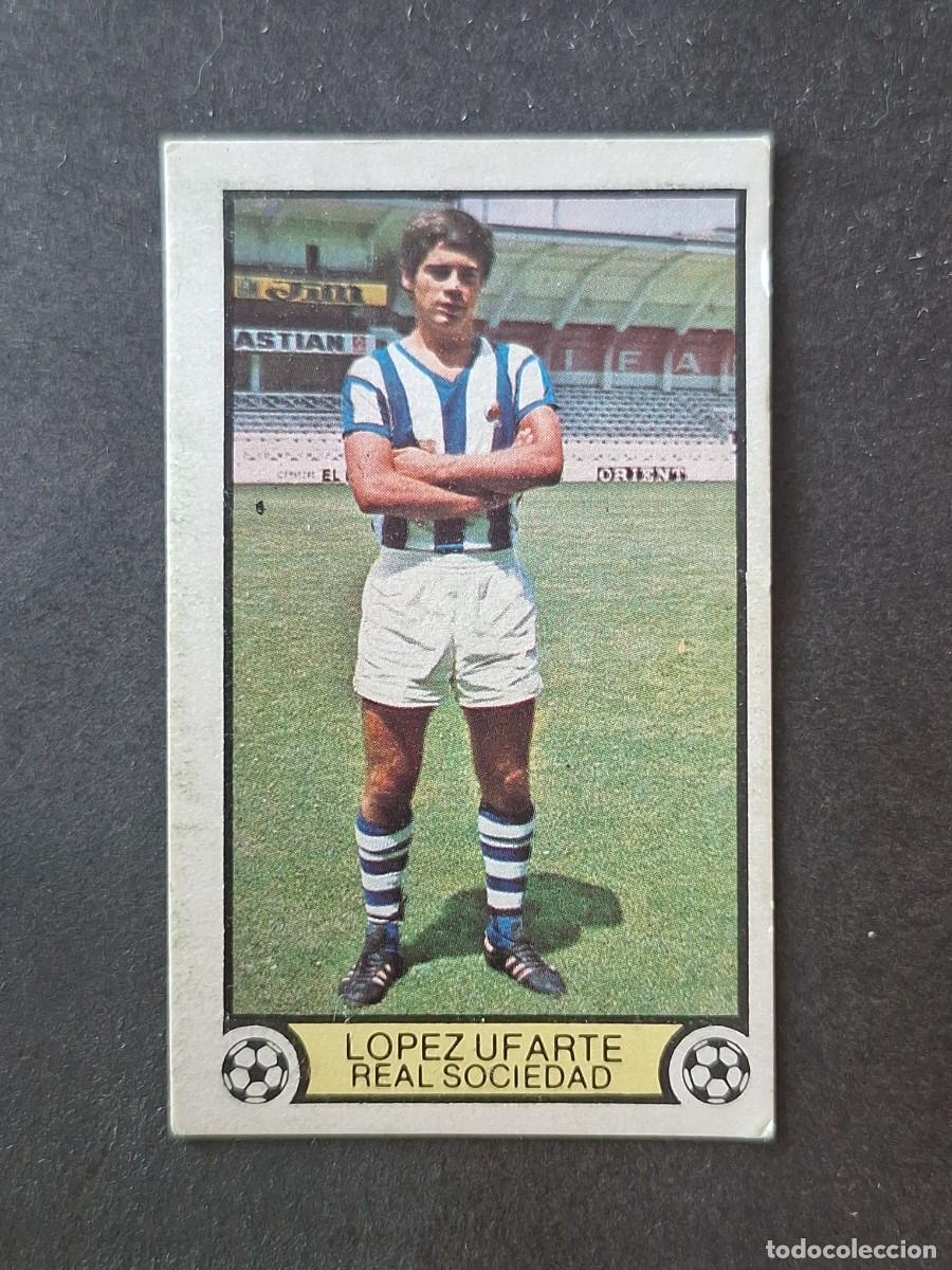 Cromos de f&uacute;tbol: L3 LOPEZ UFARTE REAL SOCIEDAD LIGA ESTE 1979 1980 79 80 DESPEGADO RECUPERADO