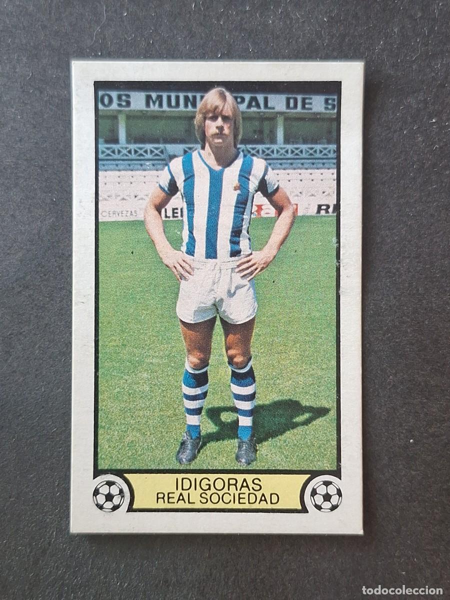 Cromos de f&uacute;tbol: L3 IDIGORAS REAL SOCIEDAD LIGA ESTE 1979 1980 79 80 DESPEGADO RECUPERADO