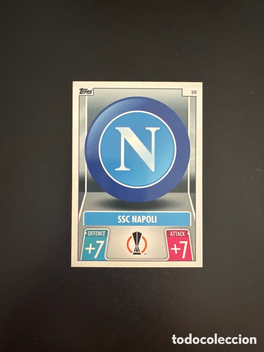 Cromos de f&uacute;tbol: N&Aacute;POLES NUMERO 370 MATCH ATTAX 2021 2022