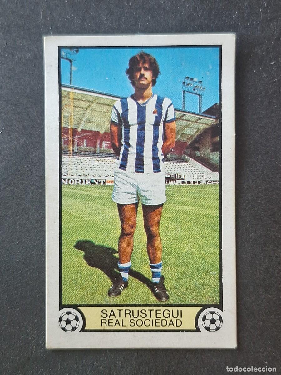 Cromos de f&uacute;tbol: L3 SATRUSTEGUI REAL SOCIEDAD LIGA ESTE 1979 1980 79 80 DESPEGADO RECUPERADO