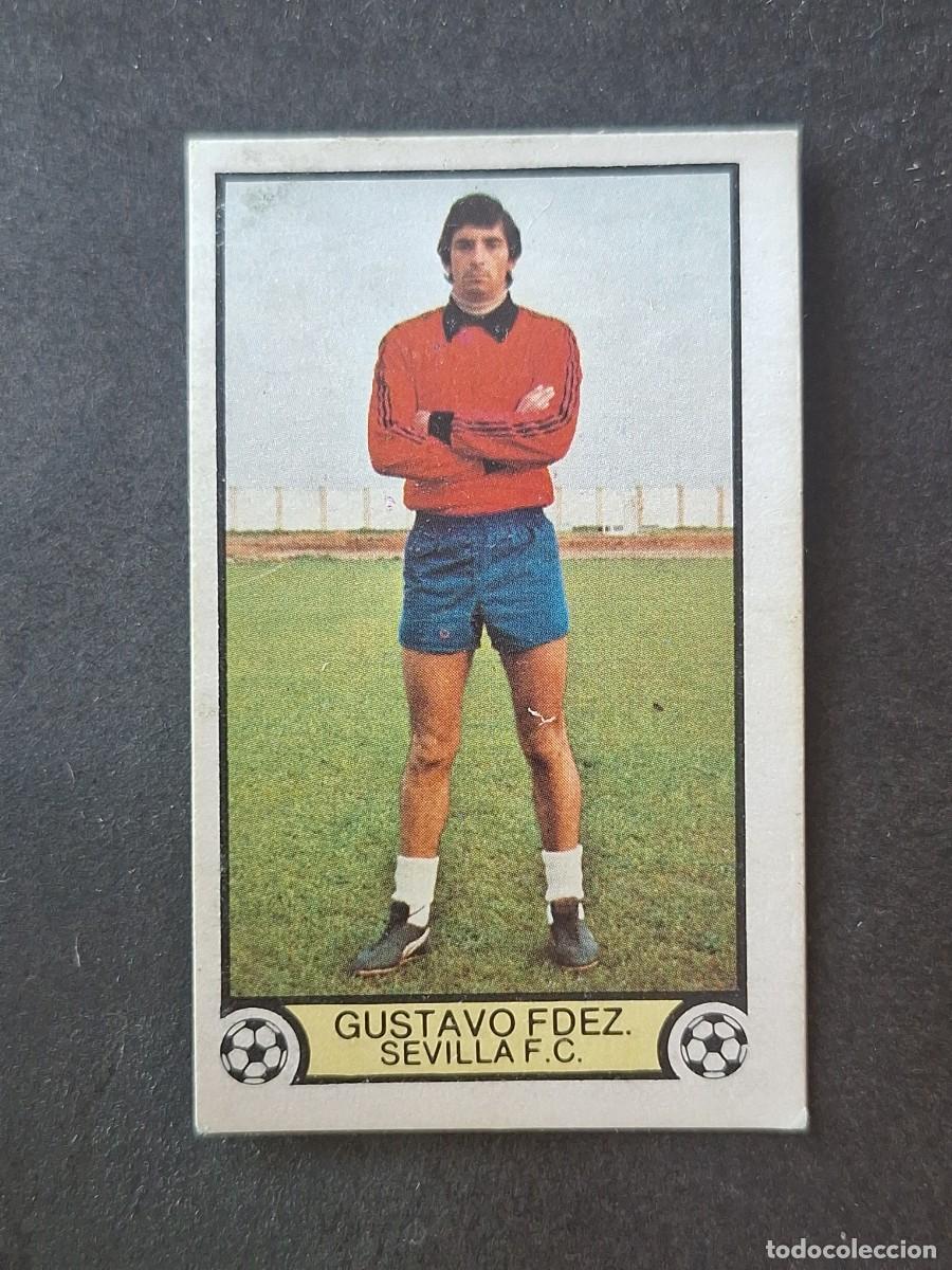 Cartes &agrave; collectionner de Football: L3 GUSTAVO FERNANDEZ SEVILLA C. F. LIGA ESTE 1979 1980 79 80 DESPEGADO RECUPERADO