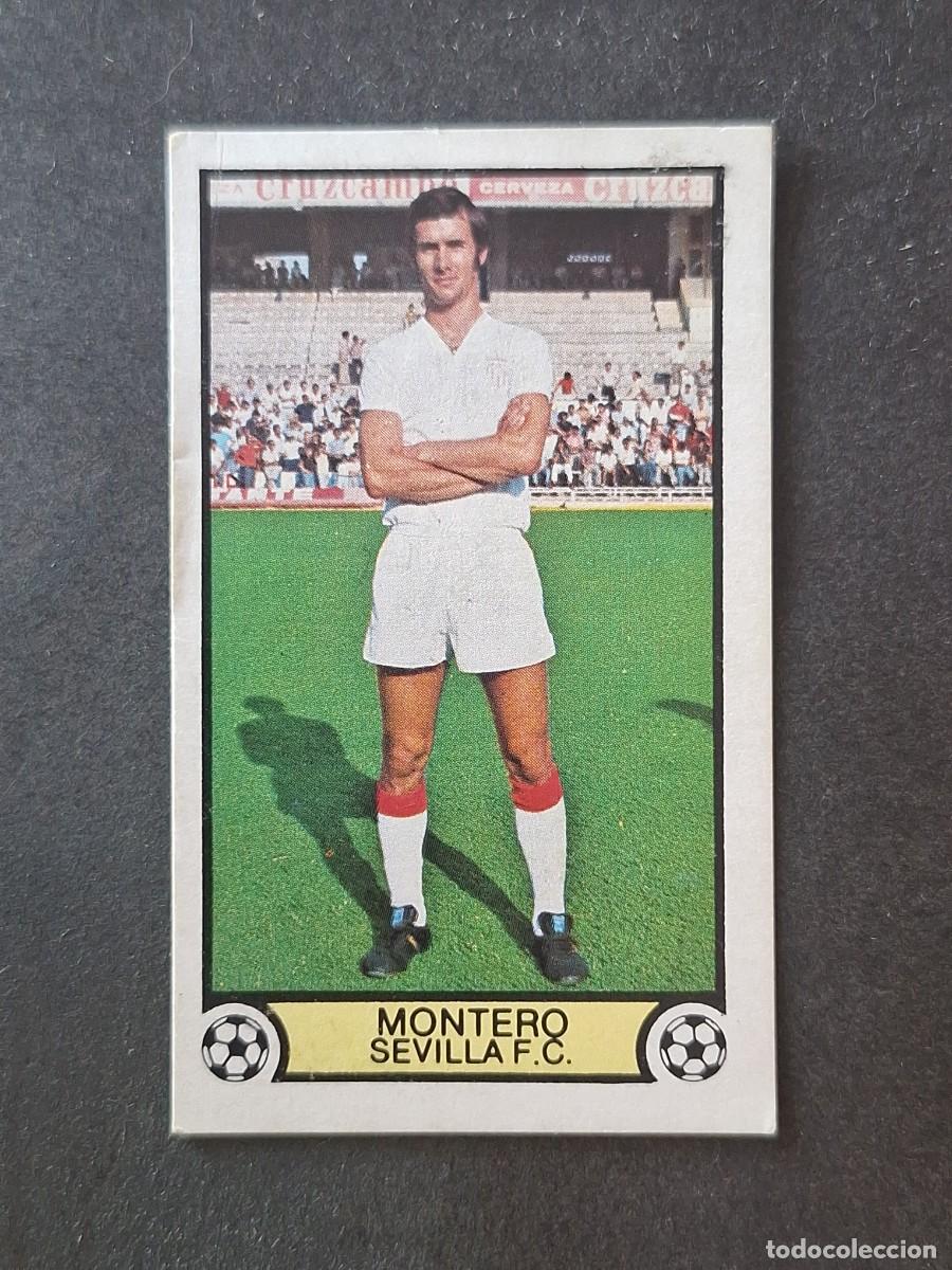 Cromos de f&uacute;tbol: L3 MONTERO SEVILLA C. F. LIGA ESTE 1979 1980 79 80 DESPEGADO RECUPERADO