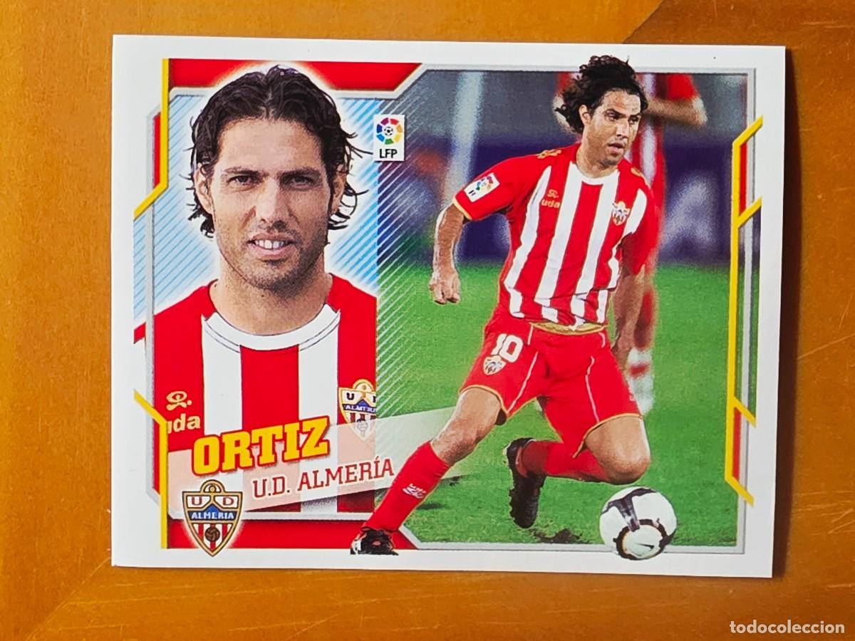 Cromos de f&uacute;tbol: 12 A Ortiz, UD Almer&iacute;a, Panini Ediciones Liga Este 2010 2011 10 11 sin pegar