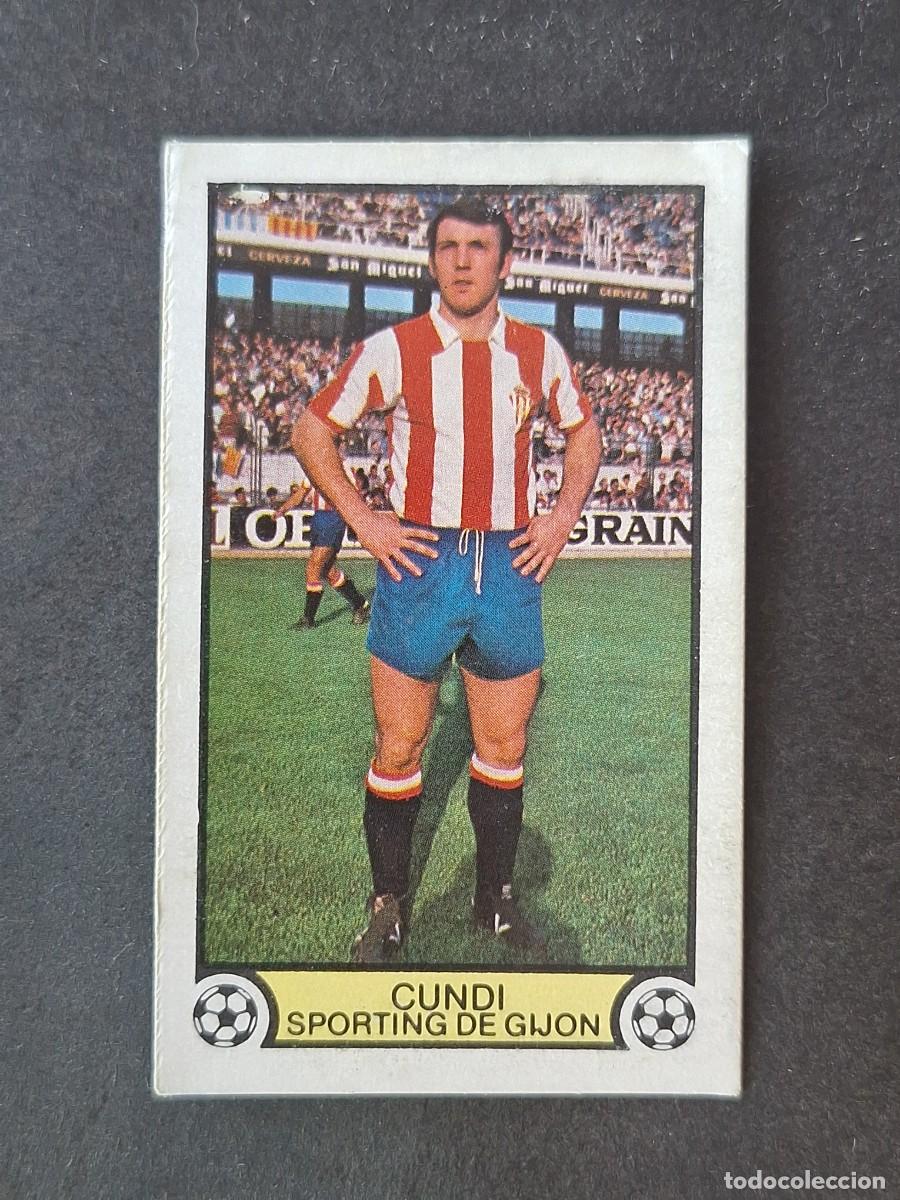 Cromos de f&uacute;tbol: L3 CUNDI SPORTING DE GIJON LIGA ESTE 1979 1980 79 80 DESPEGADO RECUPERADO