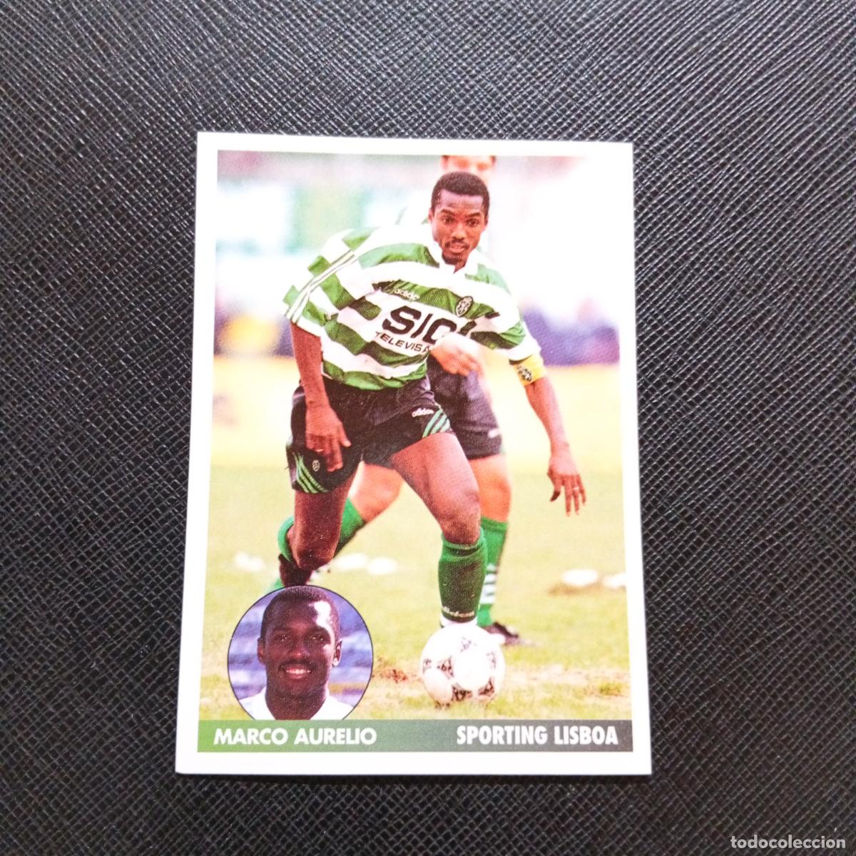 Cromos de f&uacute;tbol: 264 MARCO AURELIO SPORTING PANINI 1996 1997 LOS MEJORES EQUIPOS DE EUROPA 96 97 SIN PEGAR A62 PG172