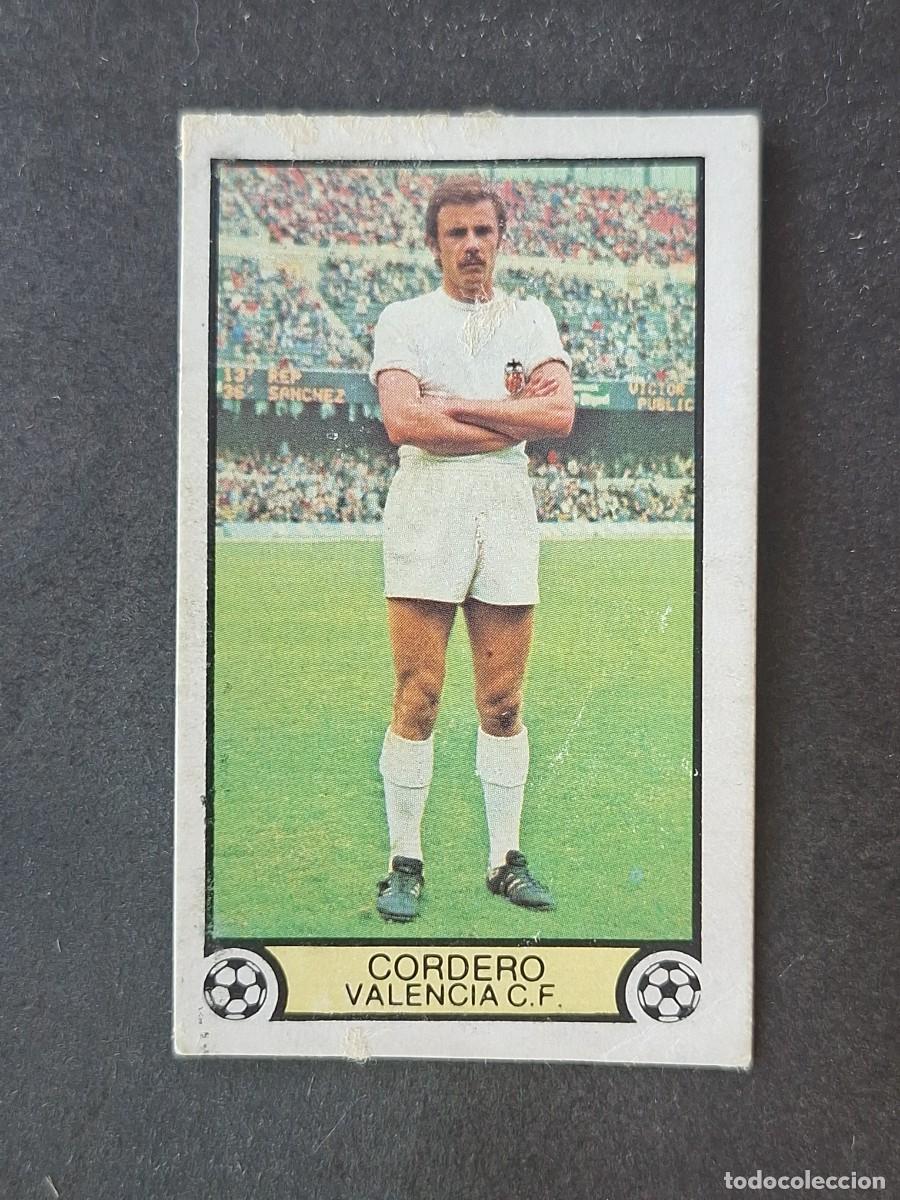 Cromos de f&uacute;tbol: L3 CORDERO VALENCIA C. F. LIGA ESTE 1979 1980 79 80 DESPEGADO RECUPERADO