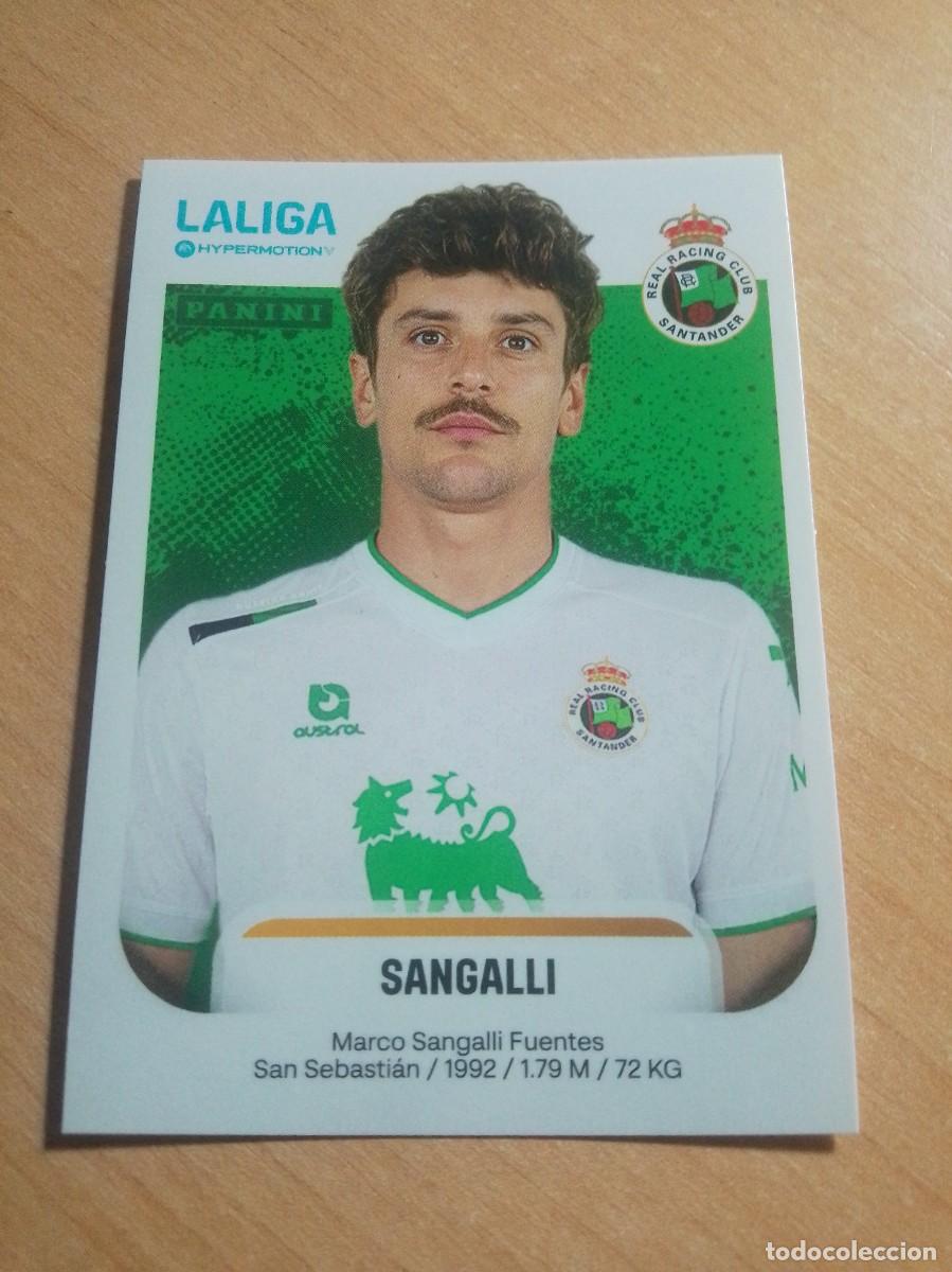 Fu&szlig;ball-Sticker: 338 SANGALLI RACING DE SANTANDER 2&ordf; DIVISION HYPERMOTION 25 26 PANINI 2025 2026 NUEVO
