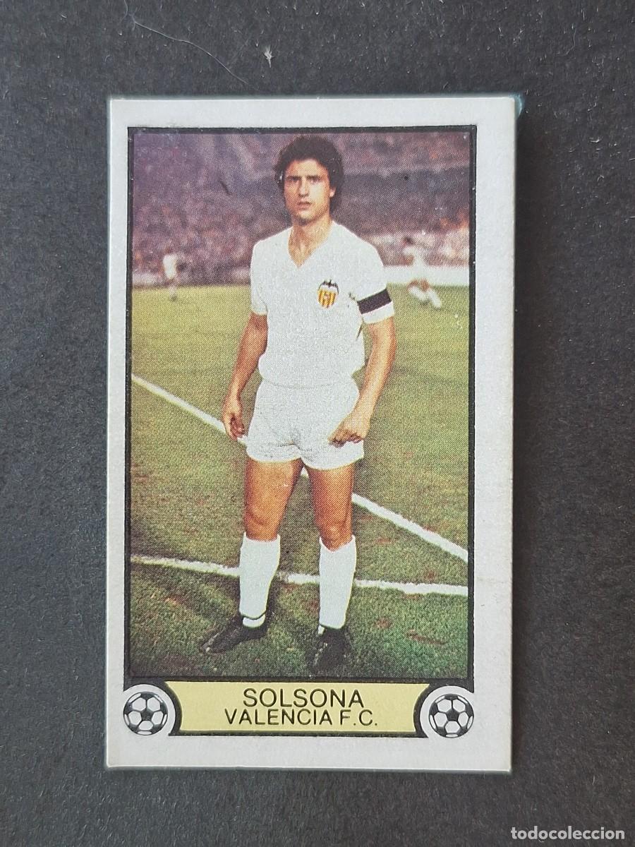 Fu&szlig;ball-Sticker: L3 SOLSONA VALENCIA C. F. LIGA ESTE 1979 1980 79 80 DESPEGADO RECUPERADO