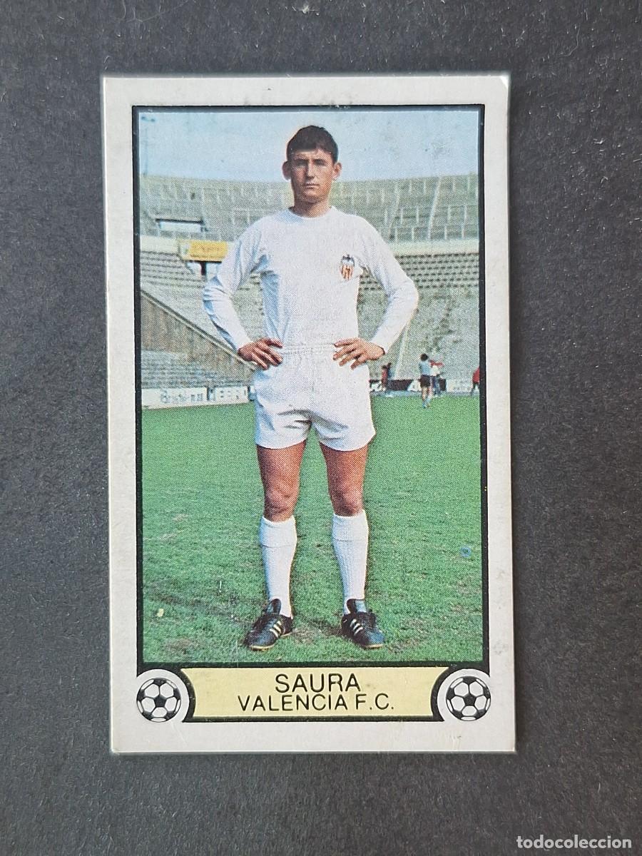Cromos de f&uacute;tbol: L3 SAURA VALENCIA C. F. LIGA ESTE 1979 1980 79 80 DESPEGADO RECUPERADO