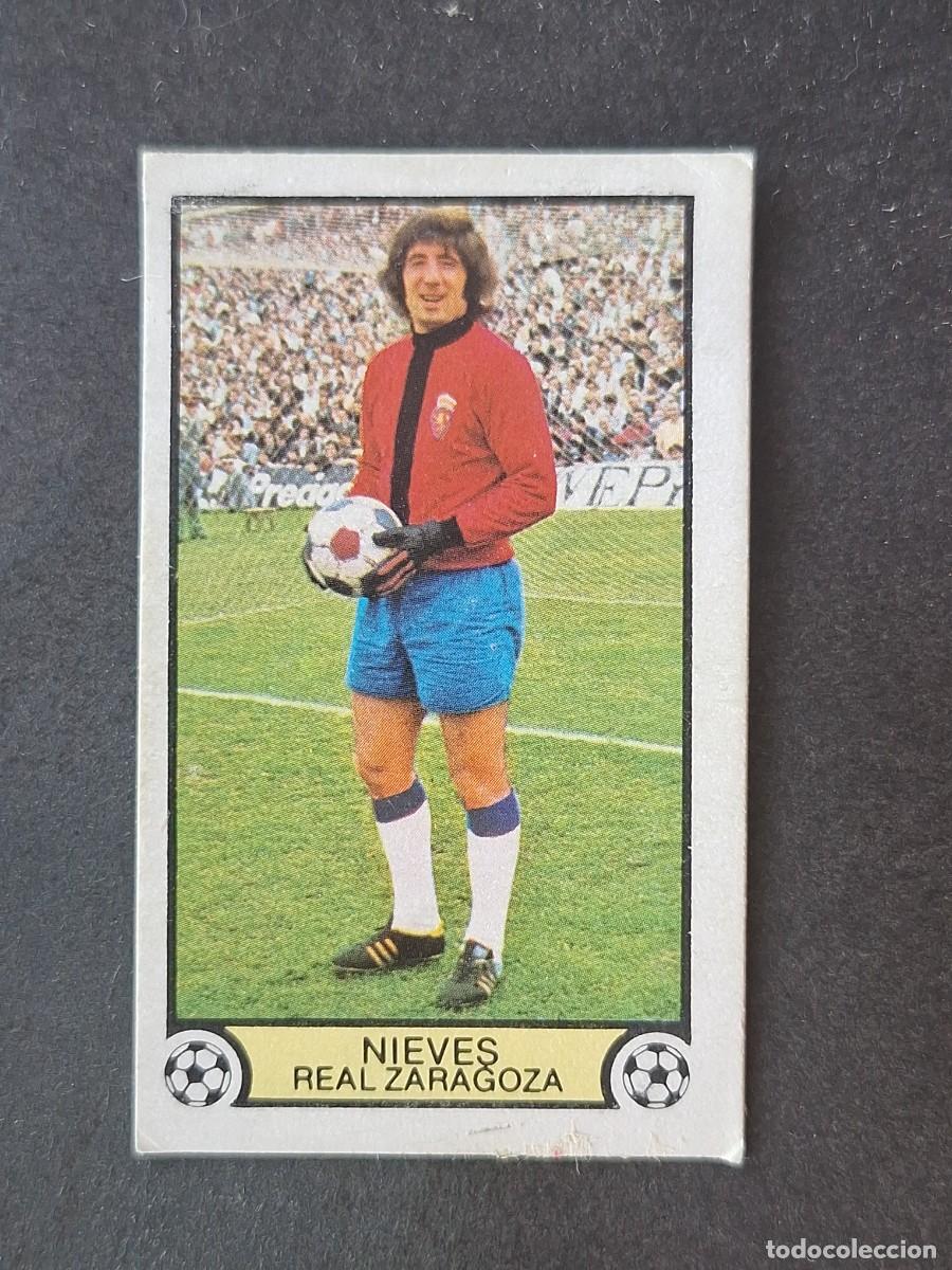 Cromos de f&uacute;tbol: L3 NIEVES REAL ZARAGOZA LIGA ESTE 1979 1980 79 80 DESPEGADO RECUPERADO