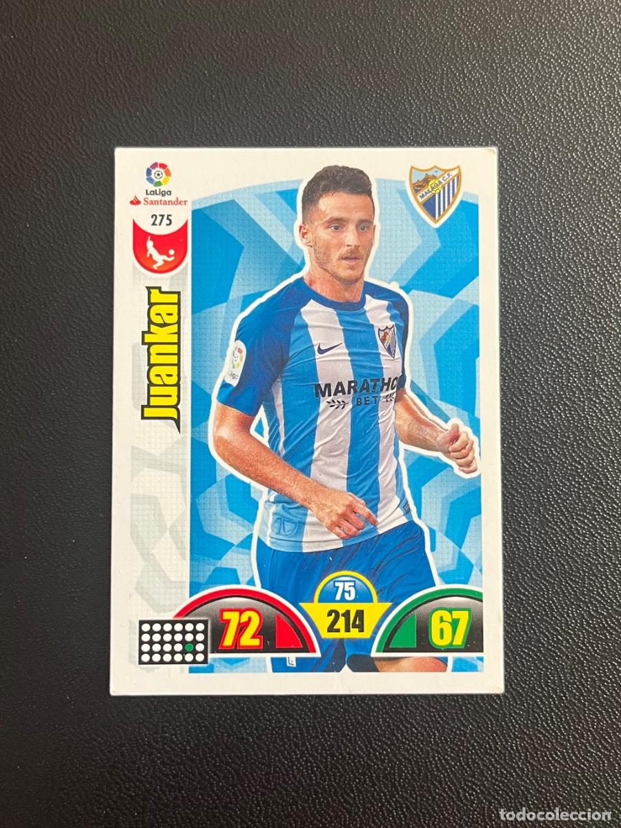 Cromos de f&uacute;tbol: 275 JUANKAR M&Aacute;LAGA CF ADRENALYN 2017 2018 CROMO PANINI LA LIGA SANTANDER 17 18