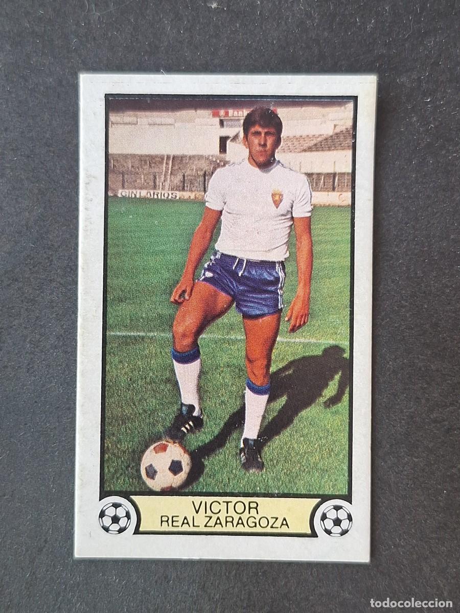 Cromos de f&uacute;tbol: L3 VICTOR REAL ZARAGOZA LIGA ESTE 1979 1980 79 80 DESPEGADO RECUPERADO