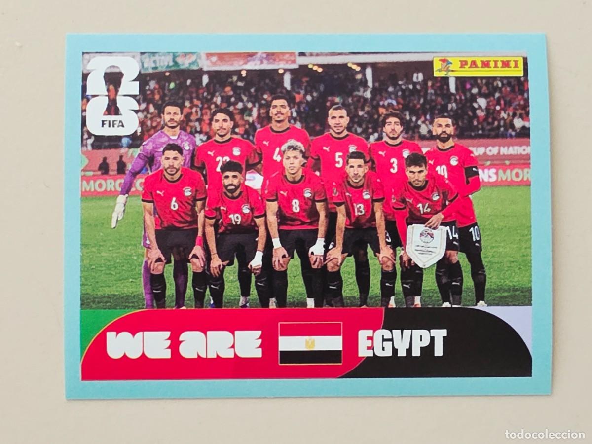 Football Stickers: EGY 13 Alineaci&oacute;n equipo plantilla Egipto, Panini FIFA World Cup Mundial 2026 Sticker