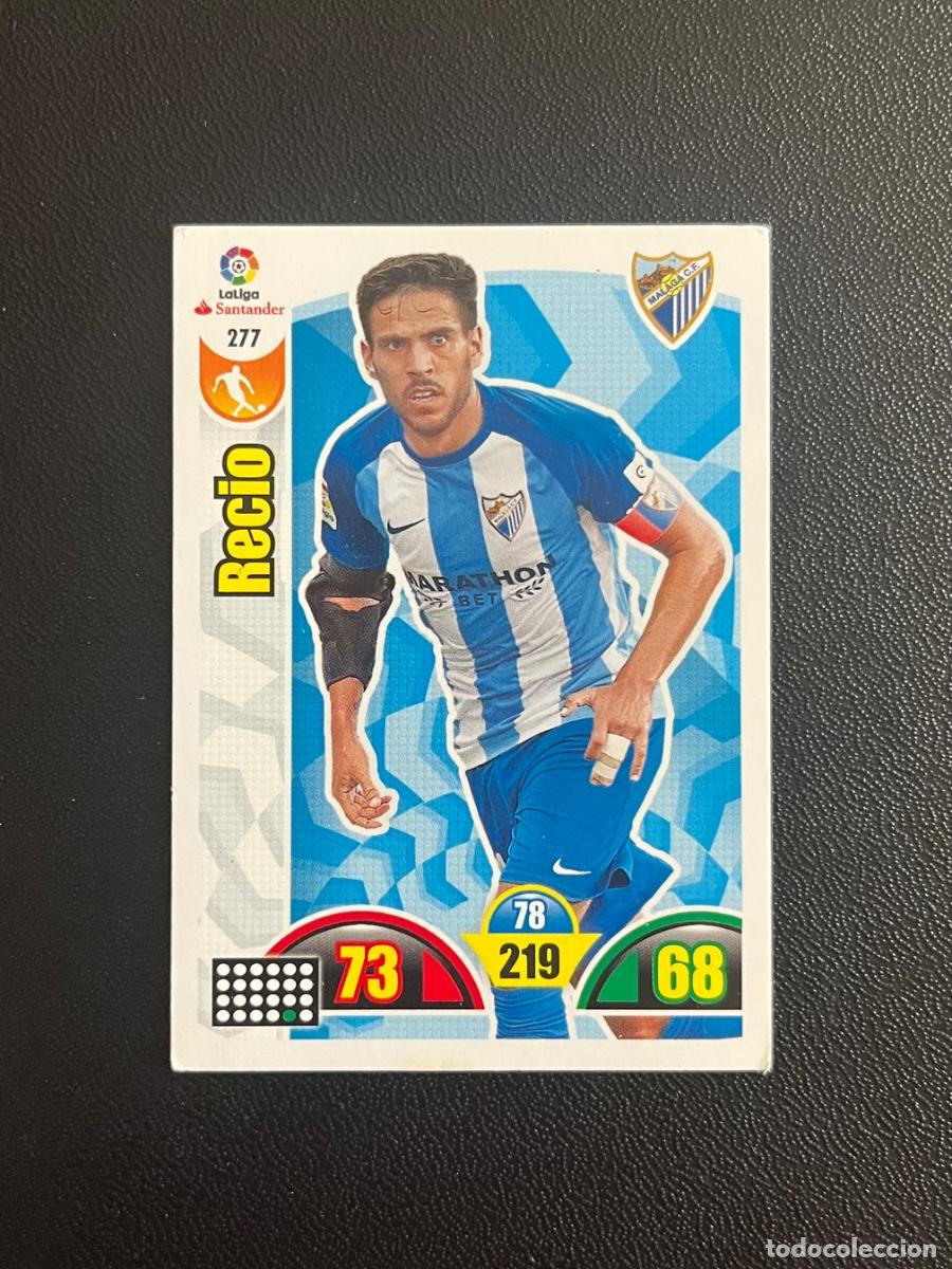 Football Stickers: 277 RECIO M&Aacute;LAGA CF ADRENALYN 2017 2018 CROMO PANINI LA LIGA SANTANDER 17 18