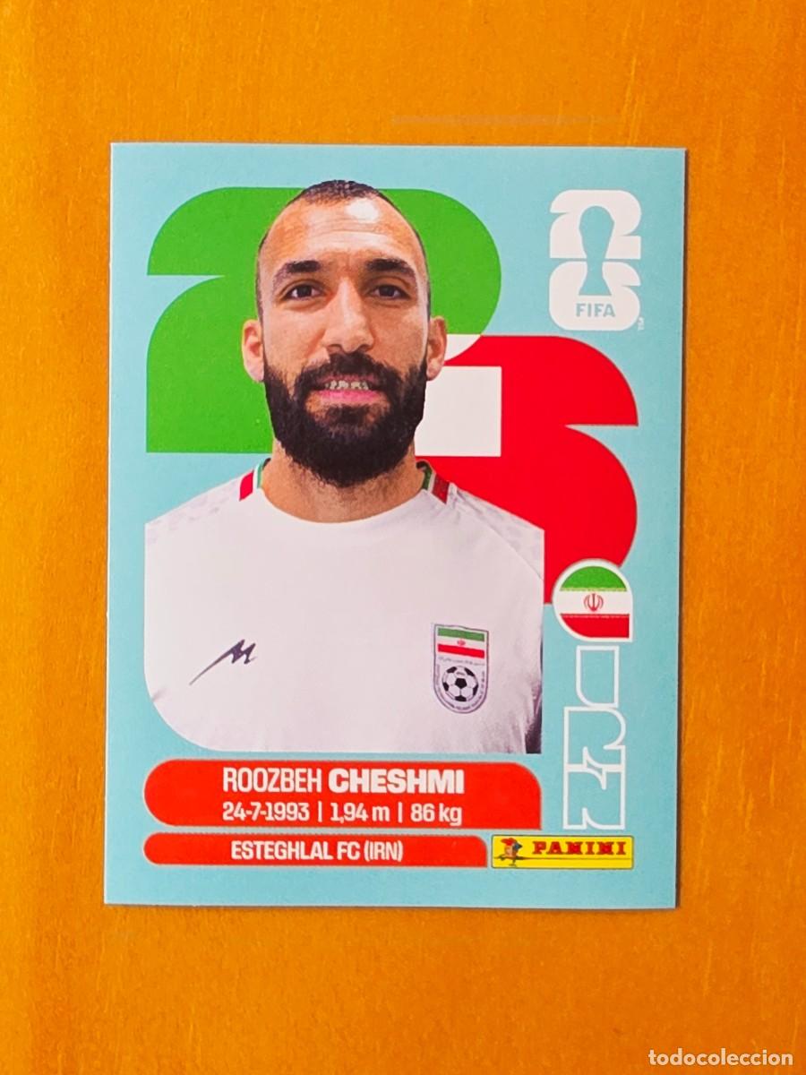 Football Stickers: IRN 15 Roozbeh Cheshmi, Rep&uacute;blica Isl&aacute;mica de Ir&aacute;n, Panini FIFA World Cup Mundial 2026 Sticker