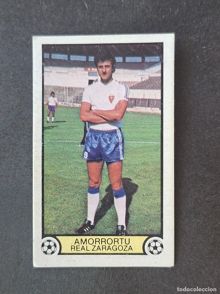 Football Stickers: L3 AMORRORTU REAL ZARAGOZA LIGA ESTE 1979 1980 79 80 DESPEGADO RECUPERADO