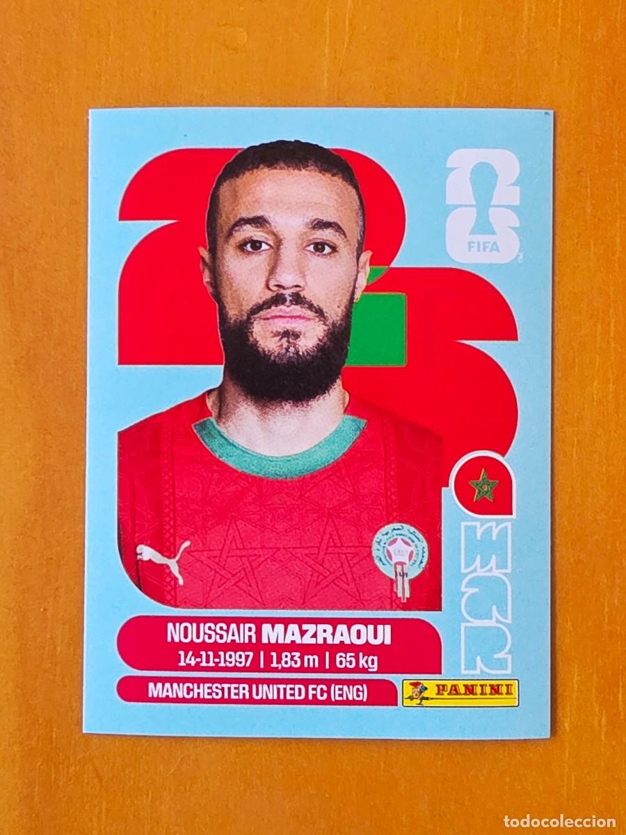 Football Stickers: MAR 5 Noussair Mazraoui, Marruecos, Panini FIFA World Cup Mundial 2026 Sticker
