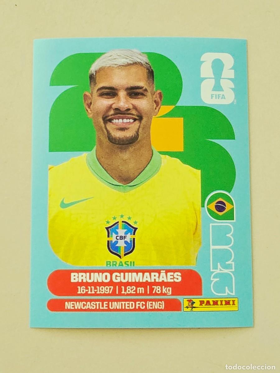 Football Stickers: BRA 11 Bruno Guimar&atilde;es, Brasil, Panini FIFA World Cup Mundial 2026 Sticker
