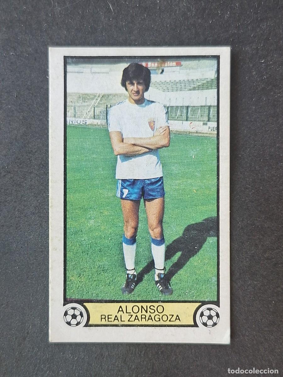 Football Stickers: L3 ALONSO REAL ZARAGOZA LIGA ESTE 1979 1980 79 80 DESPEGADO RECUPERADO