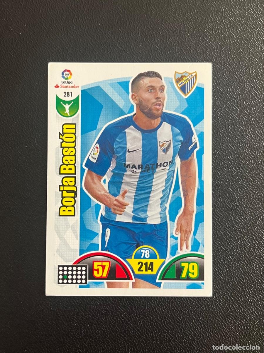 Cartes &agrave; collectionner de Football: 281 BORJA BAST&Oacute;N M&Aacute;LAGA CF ADRENALYN 2017 2018 CROMO PANINI LA LIGA SANTANDER 17 18